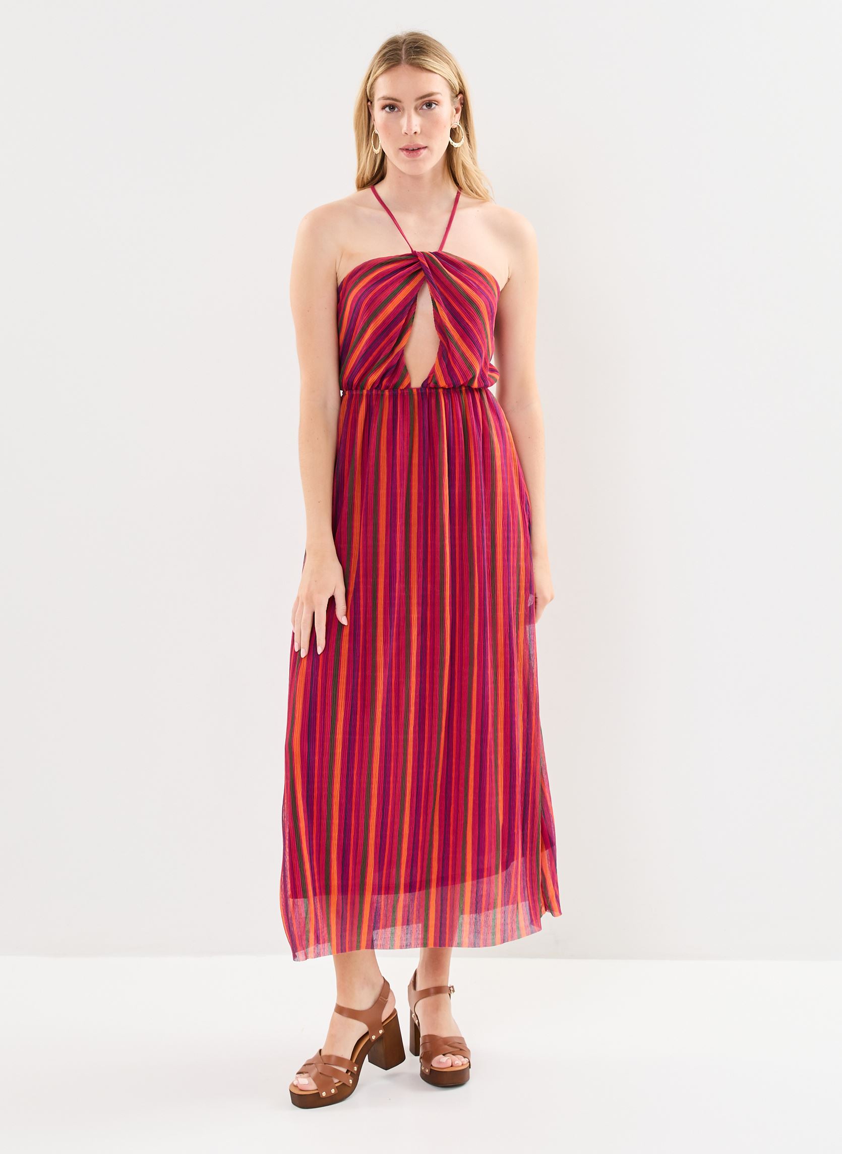 Lange Kleider Meredith damen rot Grace & Mila Lange Kleider Meredith damen rot Multico