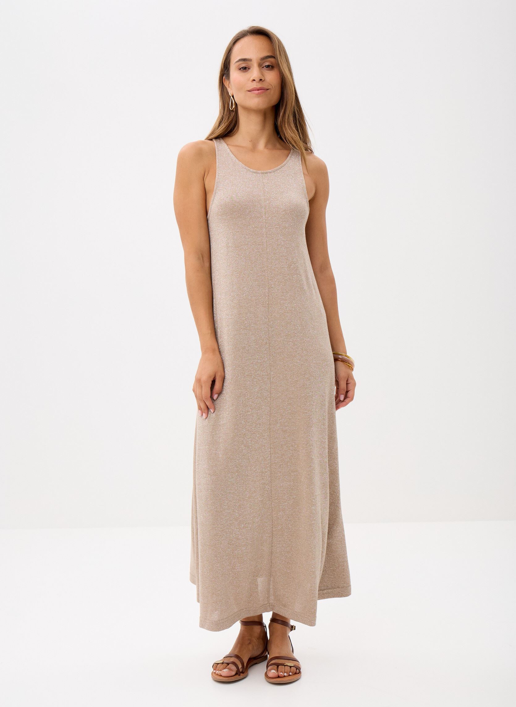 Robes longues Michelle femme or et bronze Grace & Mila Robes longues Michelle femme or et bronze OR
