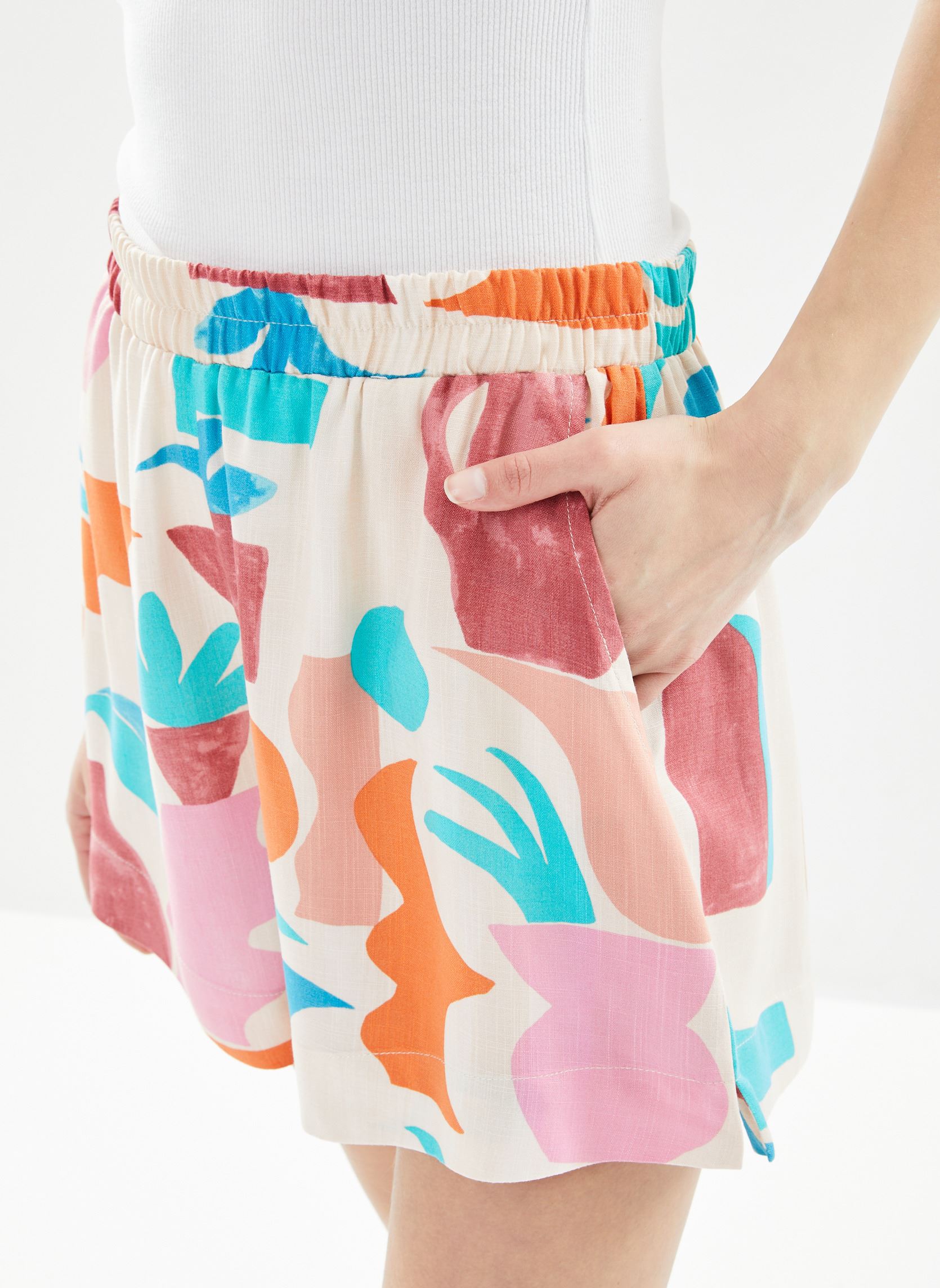Shorts Miam femme beige Grace & Mila Shorts Miam femme beige Beige