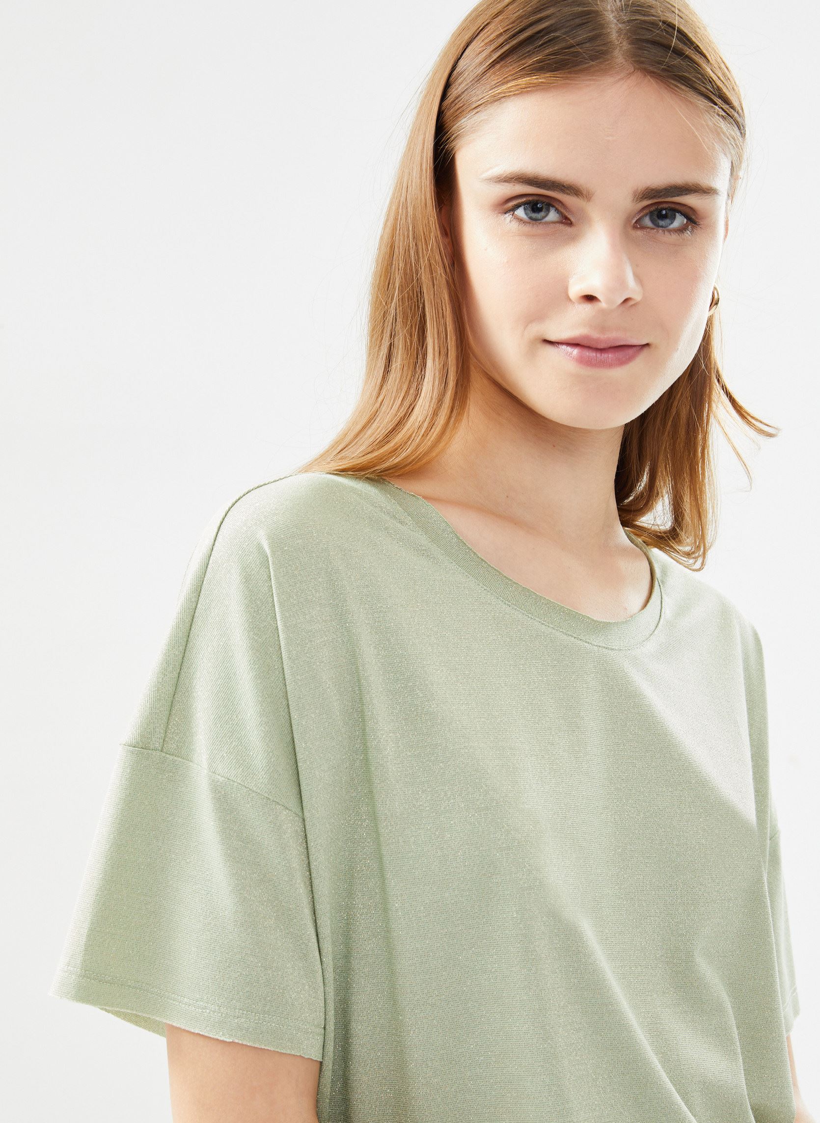 Kurzarm-T-Shirts Must damen grün Grace & Mila Kurzarm-T-Shirts Must damen grün VERT