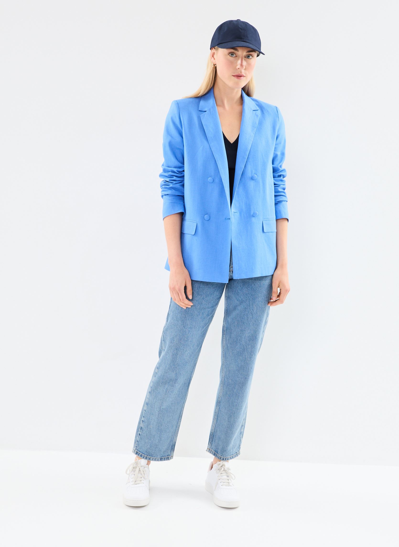 Blazers Mozart mujer azul Grace & Mila Blazers Mozart mujer azul Bleu