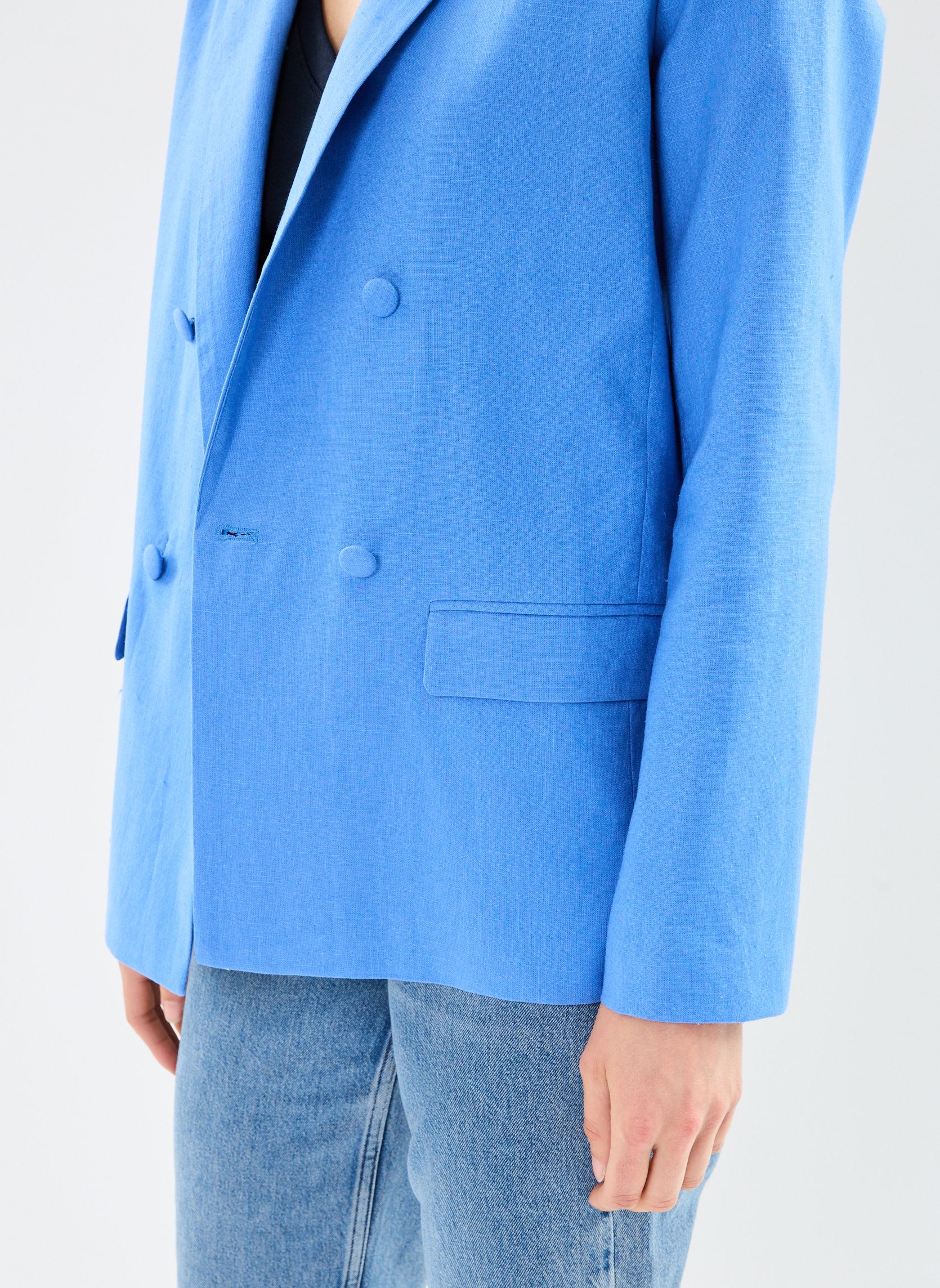 Blazers Mozart mujer azul Grace & Mila Blazers Mozart mujer azul Bleu