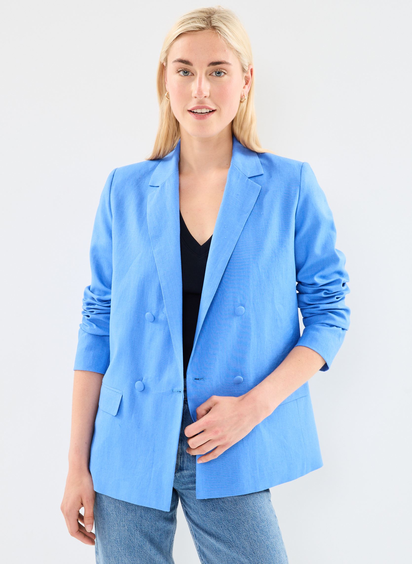Blazers Mozart mujer azul Grace & Mila Blazers Mozart mujer azul Bleu
