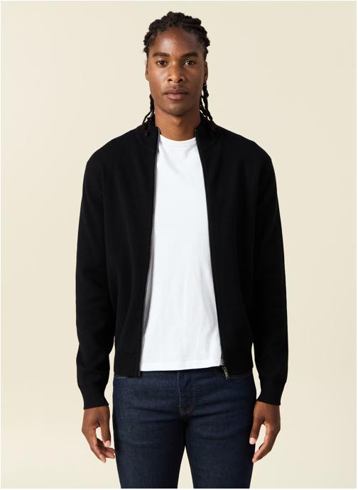 Bonobo Gilets Gilets zippés - CARDIFULZIPH homme noir