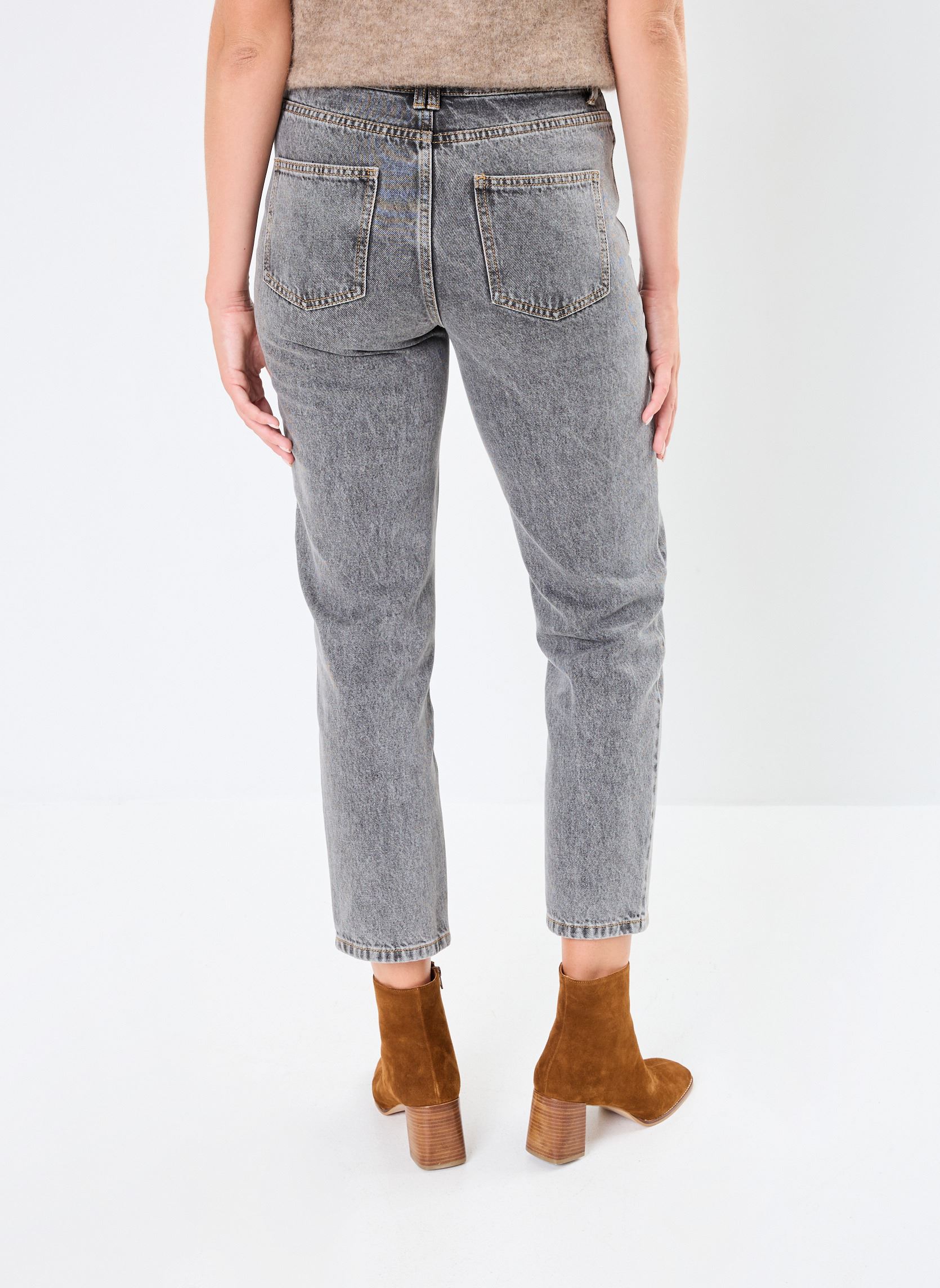Jeans mom PSILVANI femme gris Georgia Rose Jeans mom PSILVANI femme gris GRIS ANTHRACITE