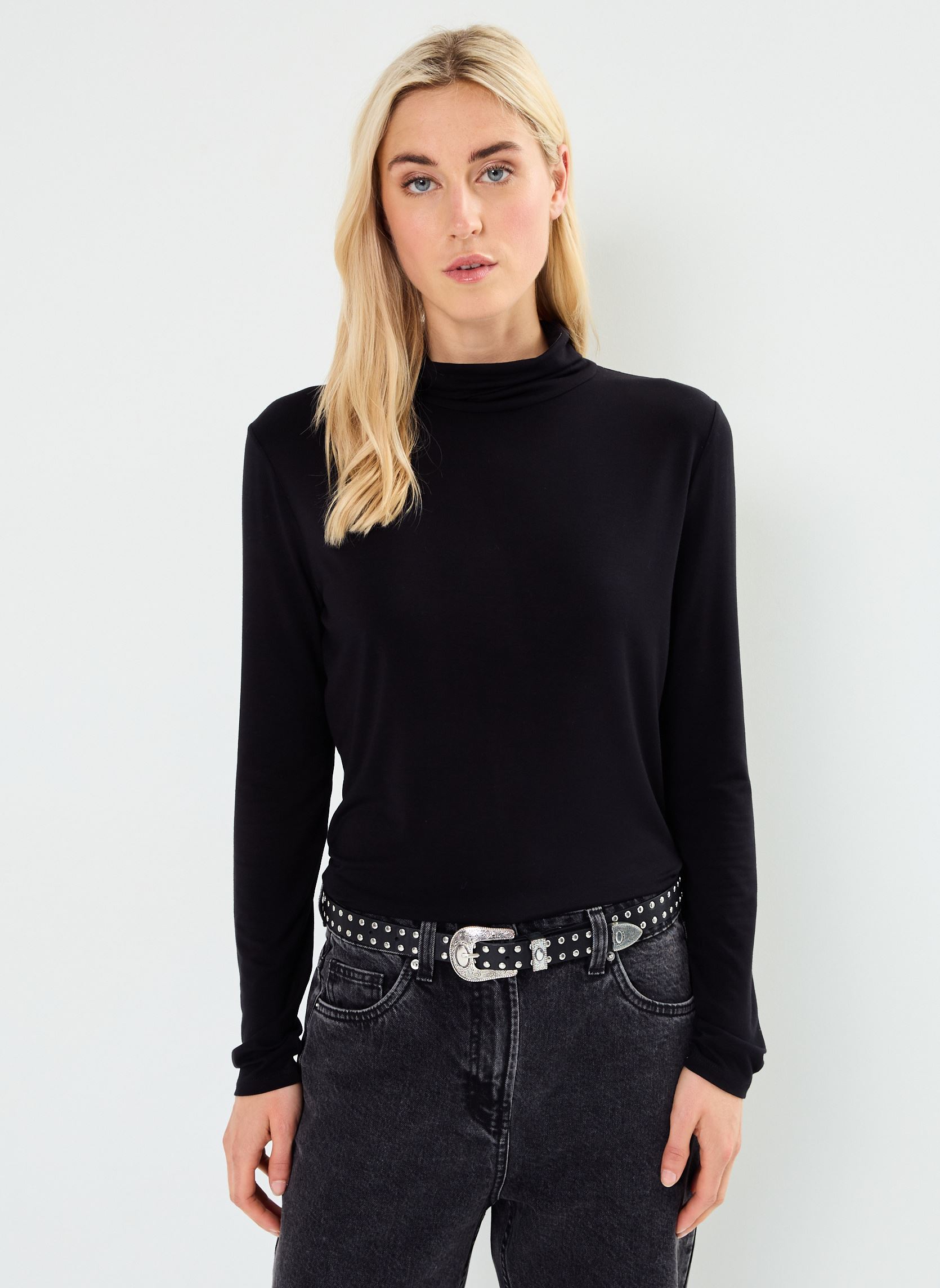Tee-shirts manches longues TAMARRA femme noir MADE BY Tee-shirts manches longues TAMARRA femme noir NOIR