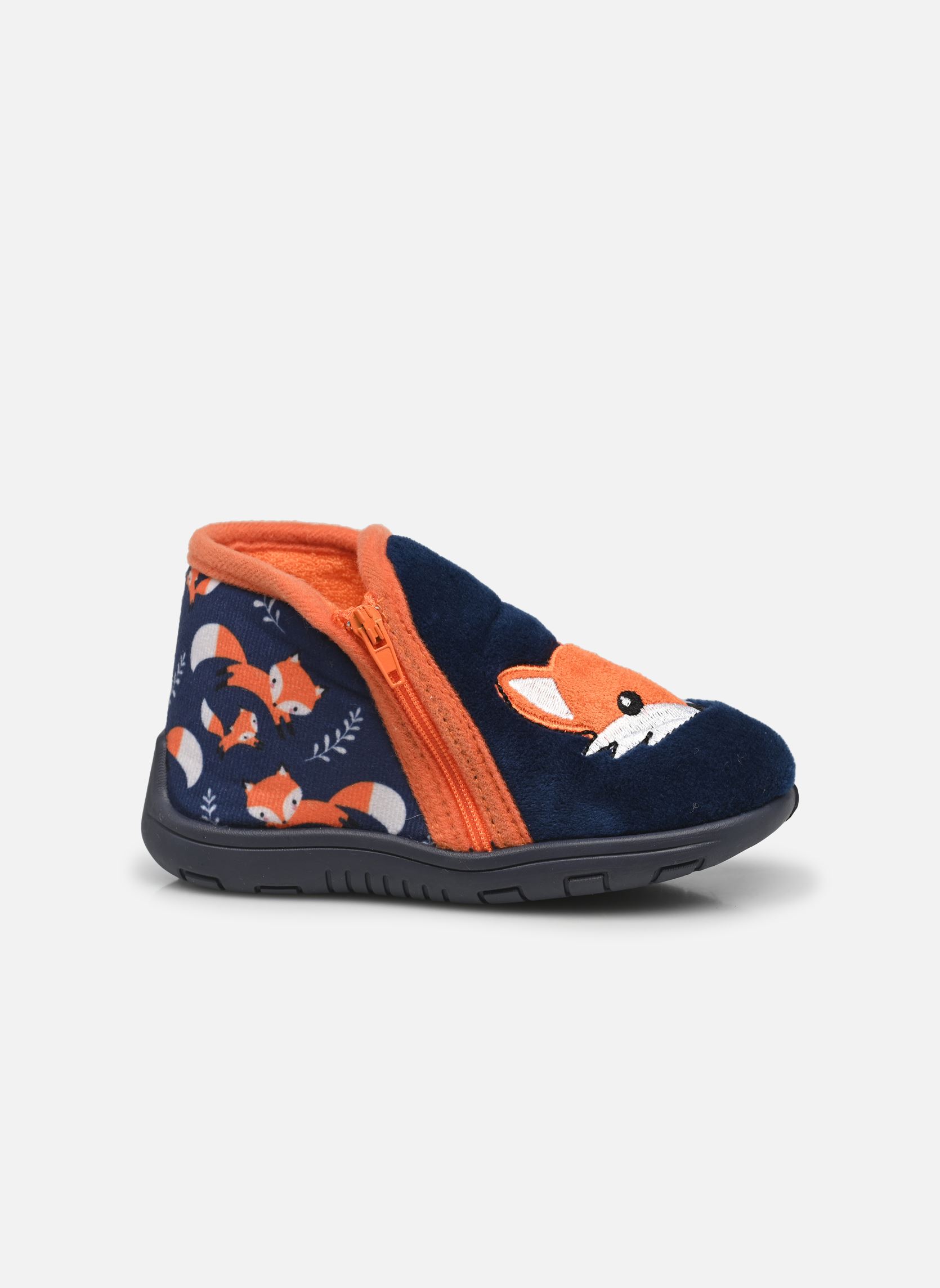 Chaussons montants chaussons - bébé renard garçon bleu Sarenza Wear Chaussons montants chaussons - bébé renard garçon bleu MARINE