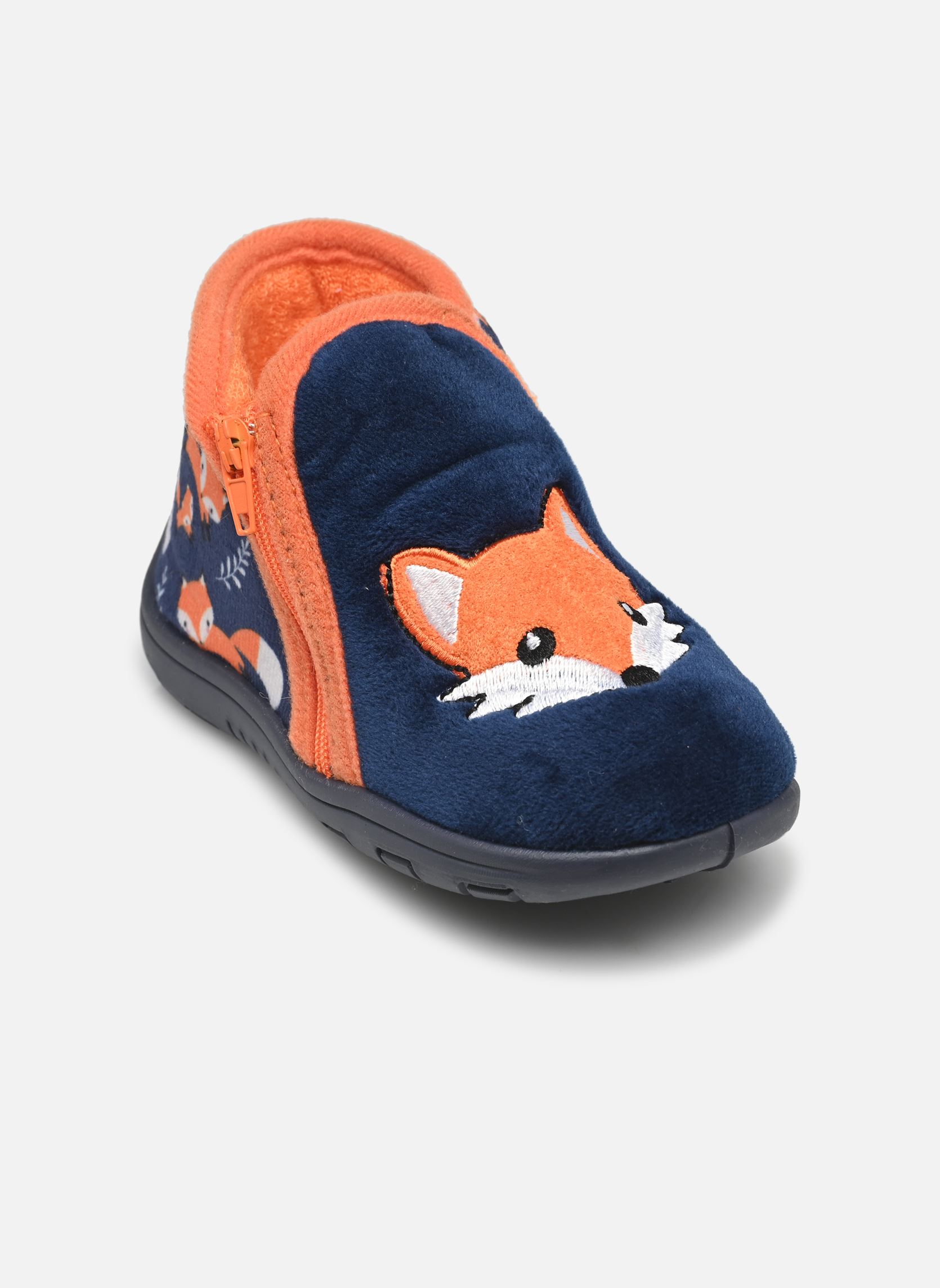Chaussons montants chaussons - bébé renard garçon bleu Sarenza Wear Chaussons montants chaussons - bébé renard garçon bleu MARINE