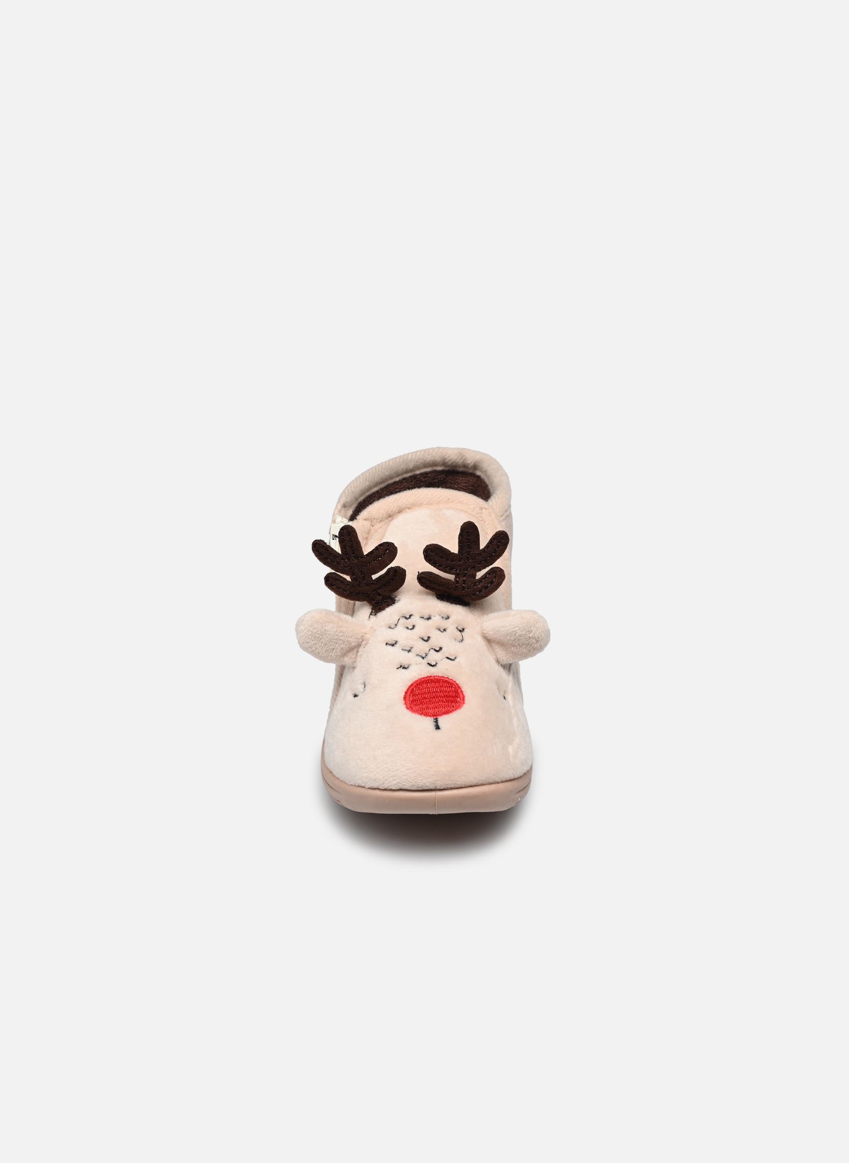Chaussons montants chaussons - bébé reine fille beige Sarenza Wear Chaussons montants chaussons - bébé reine fille beige BEIGE