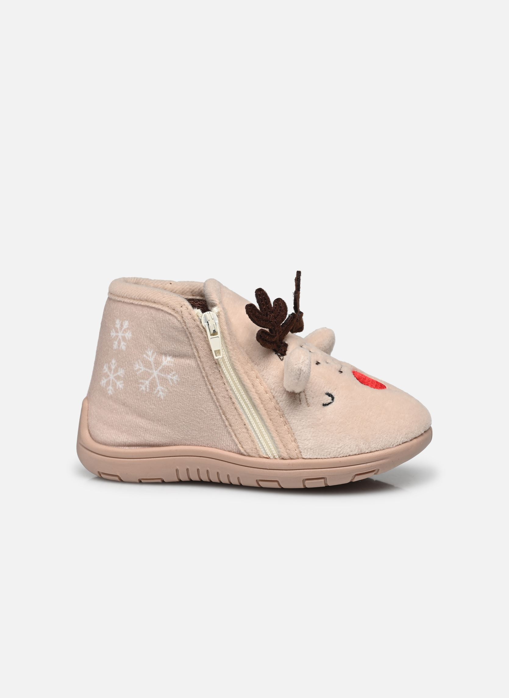 Chaussons montants chaussons - bébé reine fille beige Sarenza Wear Chaussons montants chaussons - bébé reine fille beige BEIGE