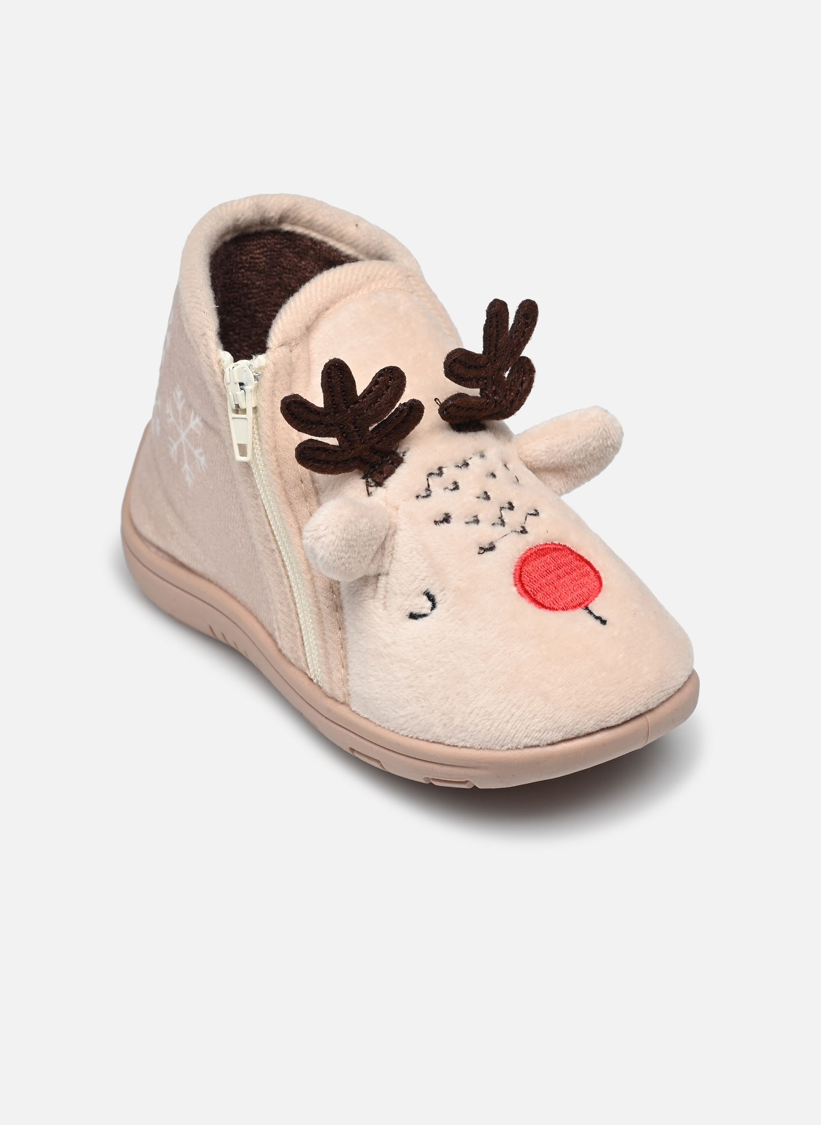 Chaussons montants chaussons - bébé reine fille beige Sarenza Wear Chaussons montants chaussons - bébé reine fille beige BEIGE