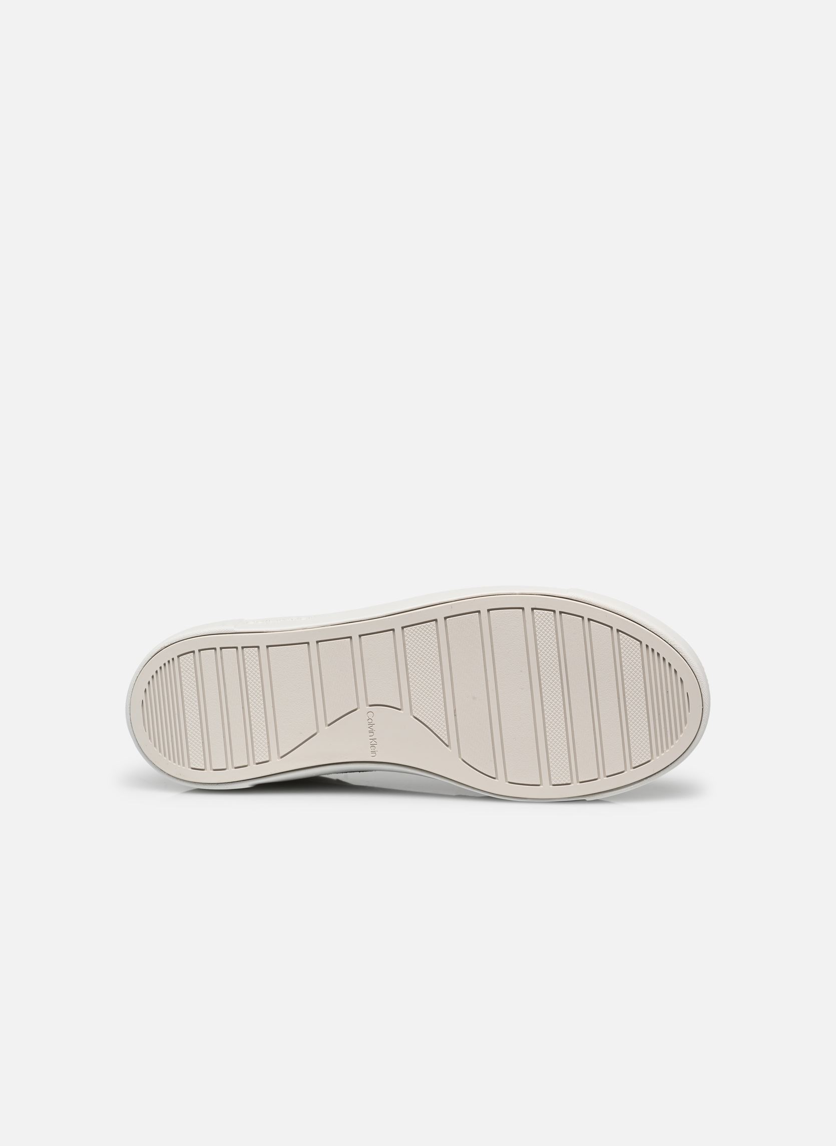 Baskets CUPSOLE LACE UP W/ML MIX M femme blanc Calvin Klein Baskets CUPSOLE LACE UP W/ML MIX M femme blanc WHITE/METAL CAMEO