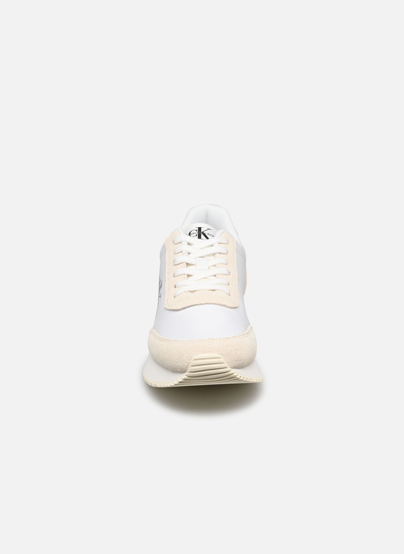 Baskets RETRO RUNNER LOW LACE NY ML femme blanc Calvin Klein Baskets RETRO RUNNER LOW LACE NY ML femme blanc BRIGHT WHITE/CREAMY WHITE