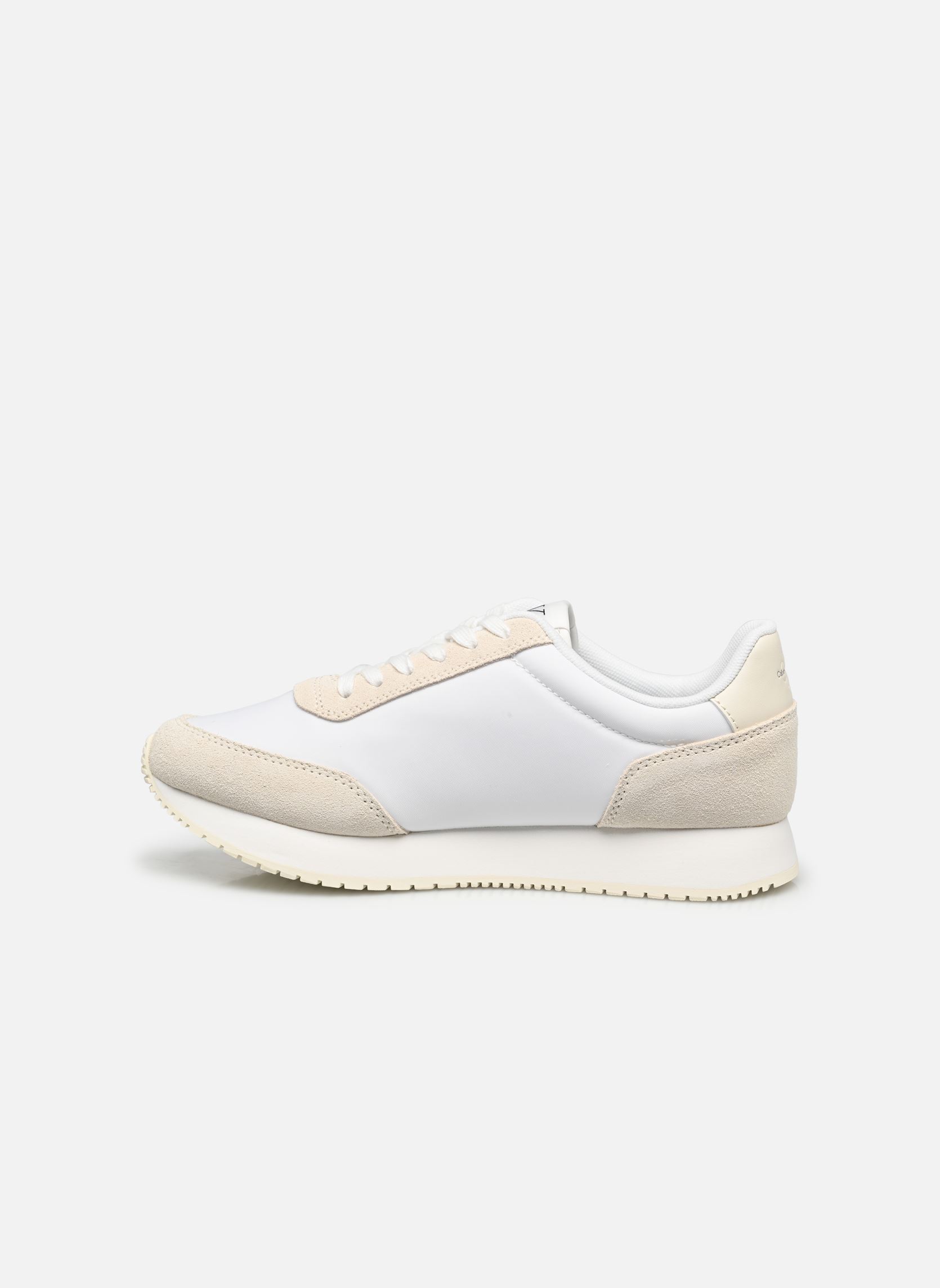 Baskets RETRO RUNNER LOW LACE NY ML femme blanc Calvin Klein Baskets RETRO RUNNER LOW LACE NY ML femme blanc BRIGHT WHITE/CREAMY WHITE