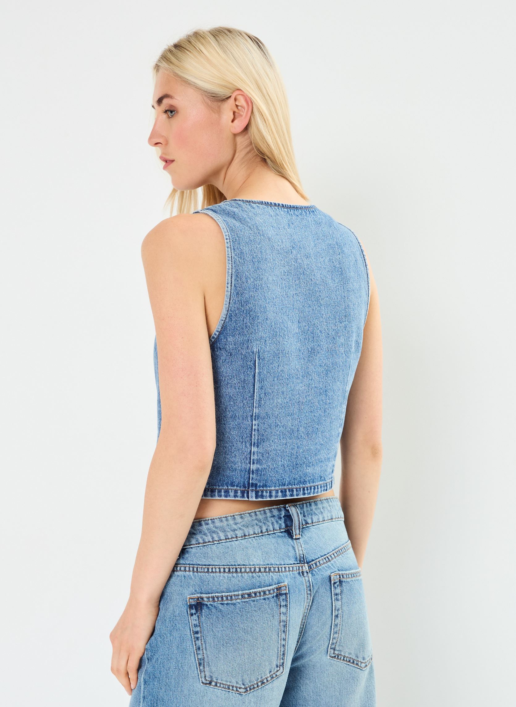 Spijkerjassen VCAFEDENIM denim dames blauw MADE BY Spijkerjassen VCAFEDENIM denim dames blauw DENIM STONE
