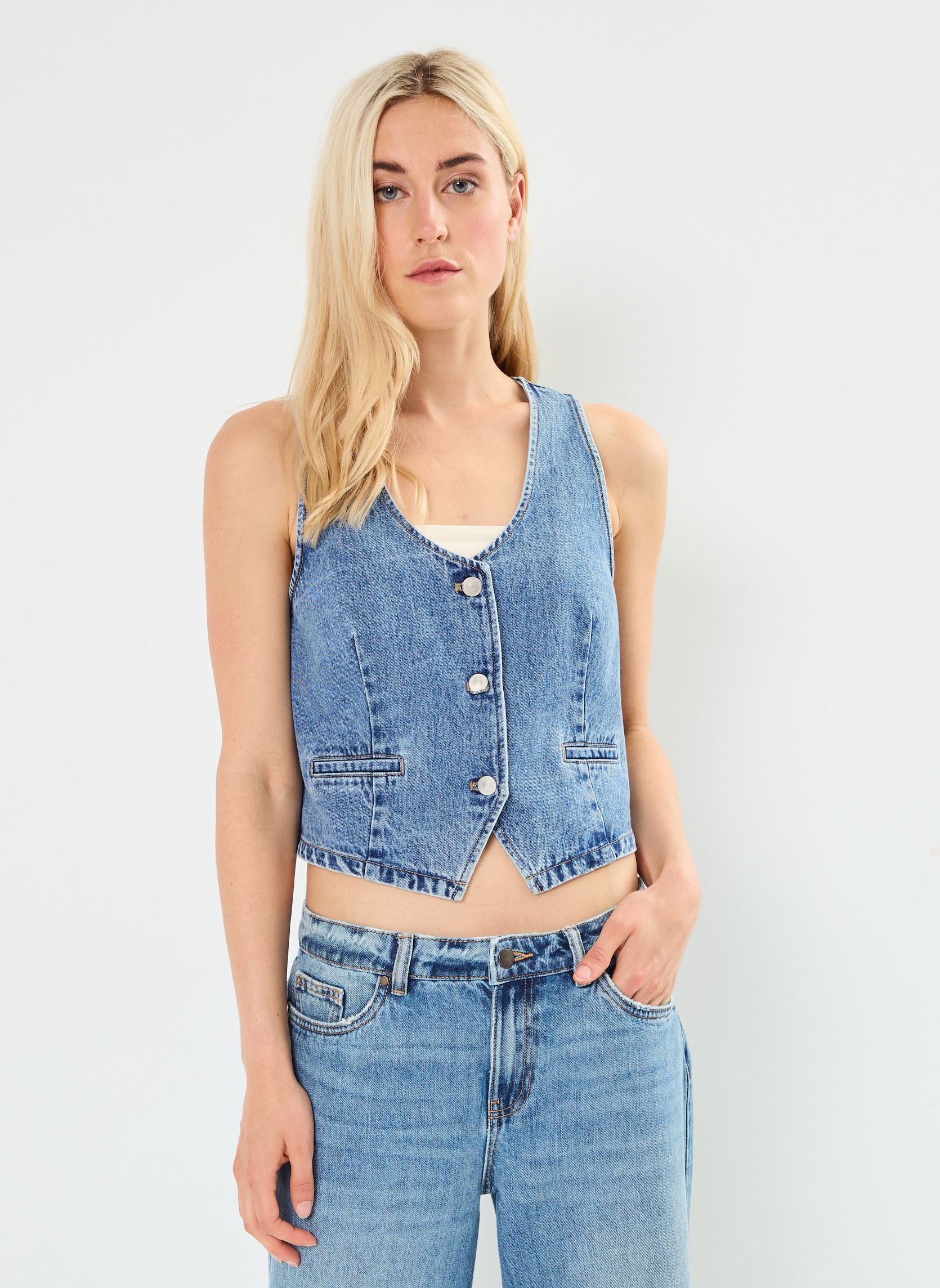 Spijkerjassen VCAFEDENIM denim dames blauw MADE BY Spijkerjassen VCAFEDENIM denim dames blauw DENIM STONE