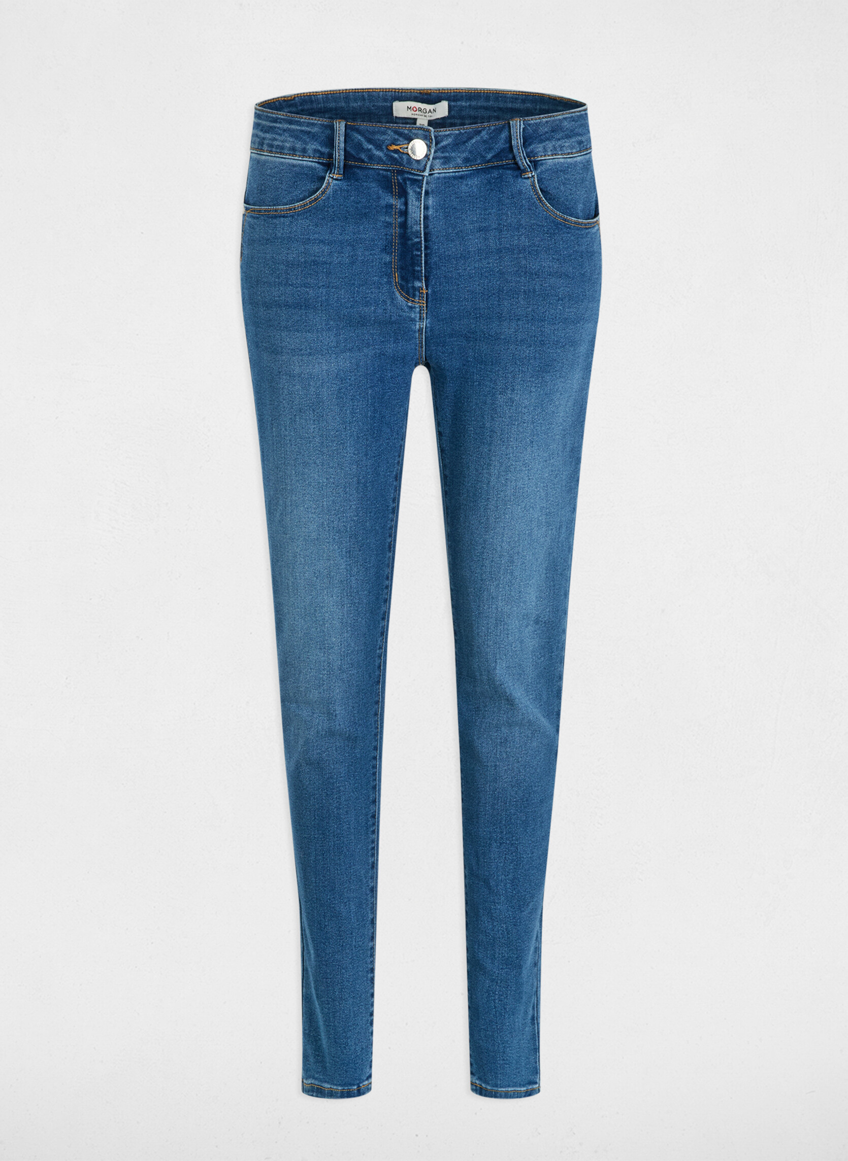 Jeans droit 241-PARDA femme bleu Morgan Jeans droit 241-PARDA femme bleu Bleu