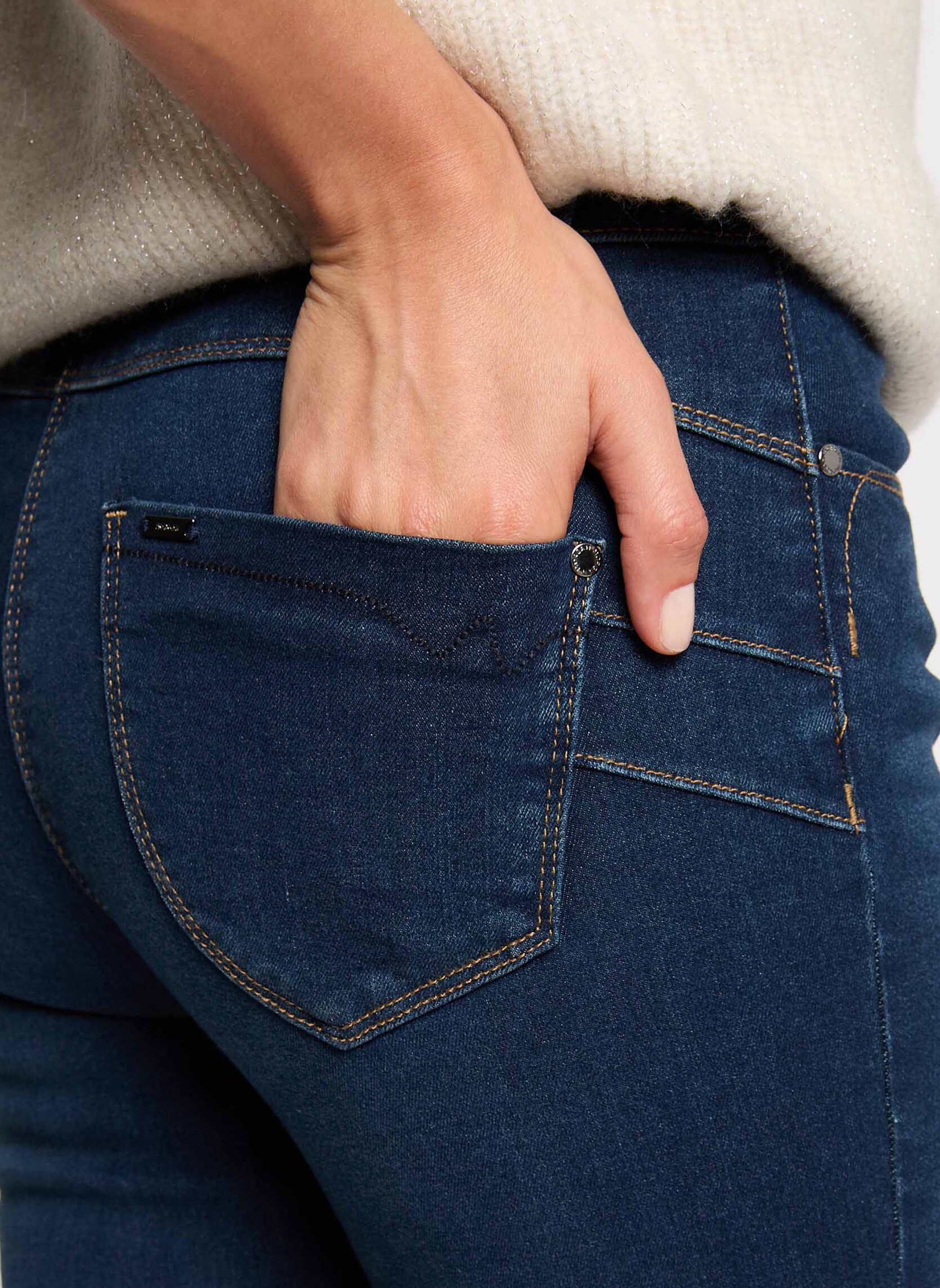 Jeans droit 241-PARDA femme bleu Morgan Jeans droit 241-PARDA femme bleu Bleu foncé