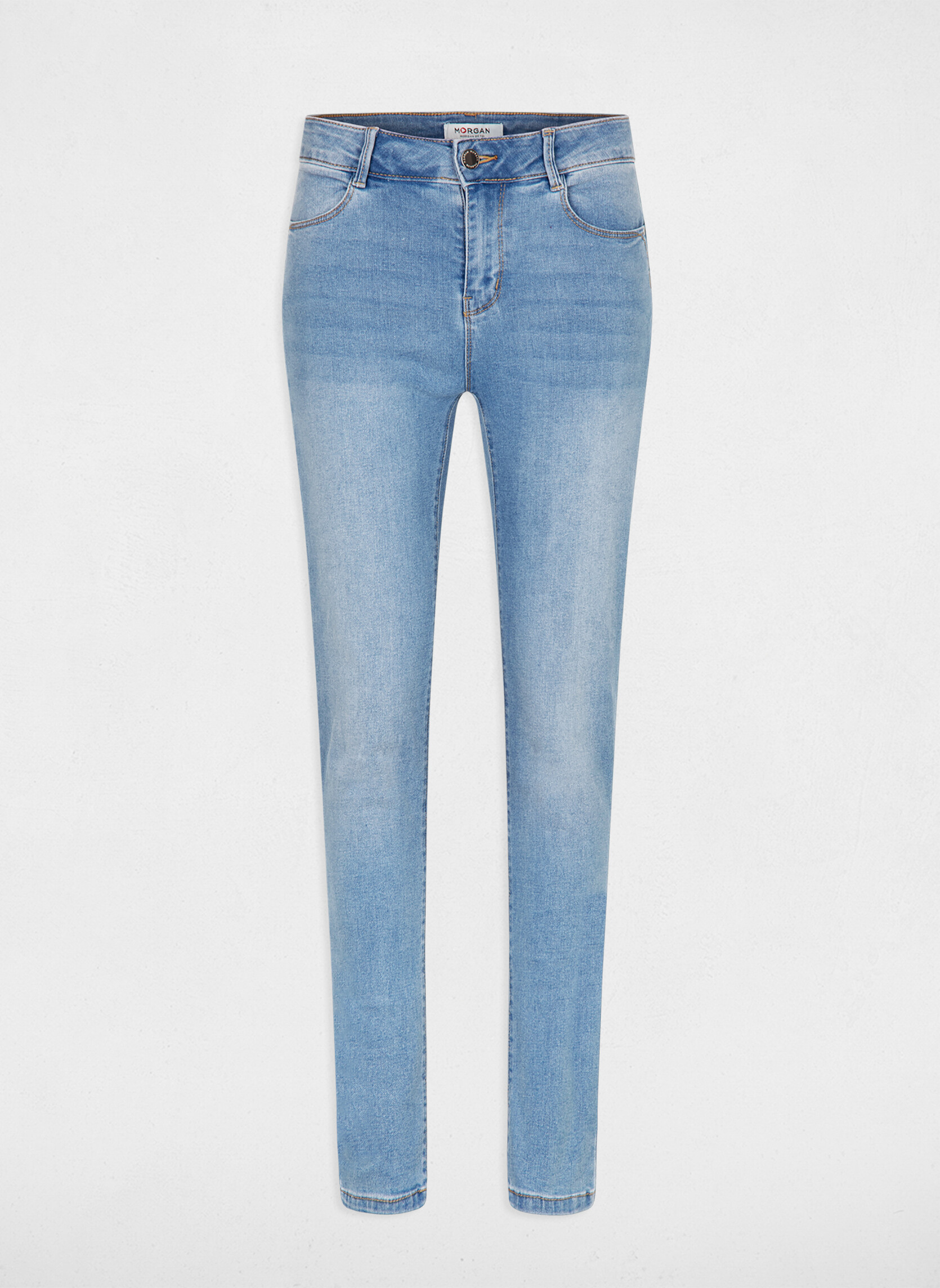 Jeans droit 241-PARDA femme bleu Morgan Jeans droit 241-PARDA femme bleu Bleu clair