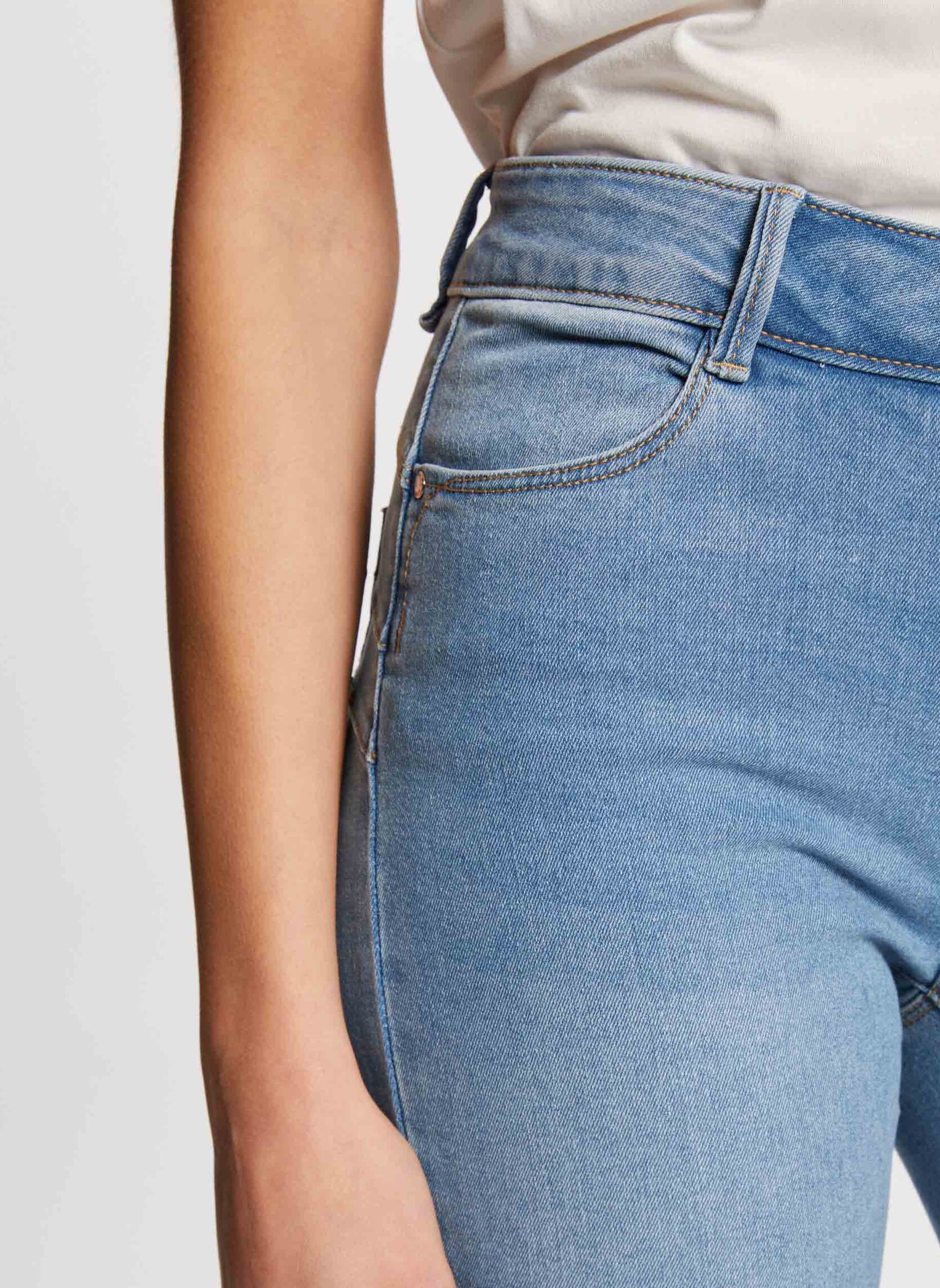 Jeans droit 241-PARDA femme bleu Morgan Jeans droit 241-PARDA femme bleu Bleu clair