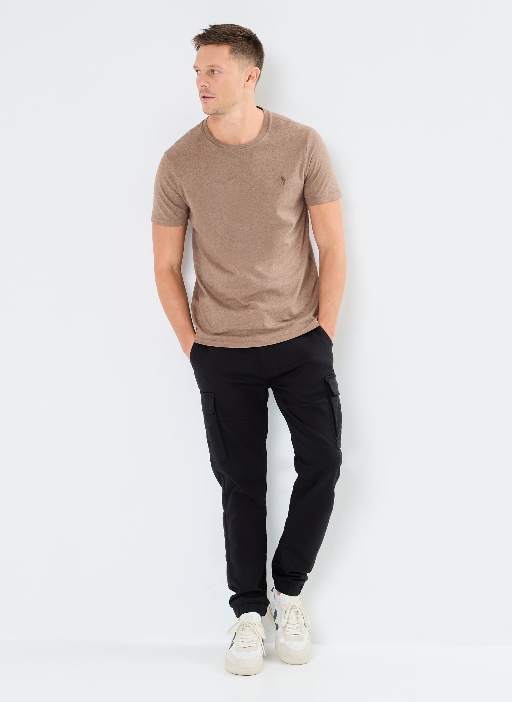 Pantalons chino PRAVESH cargo homme noir MADE BY Pantalons chino PRAVESH cargo homme noir Jet black