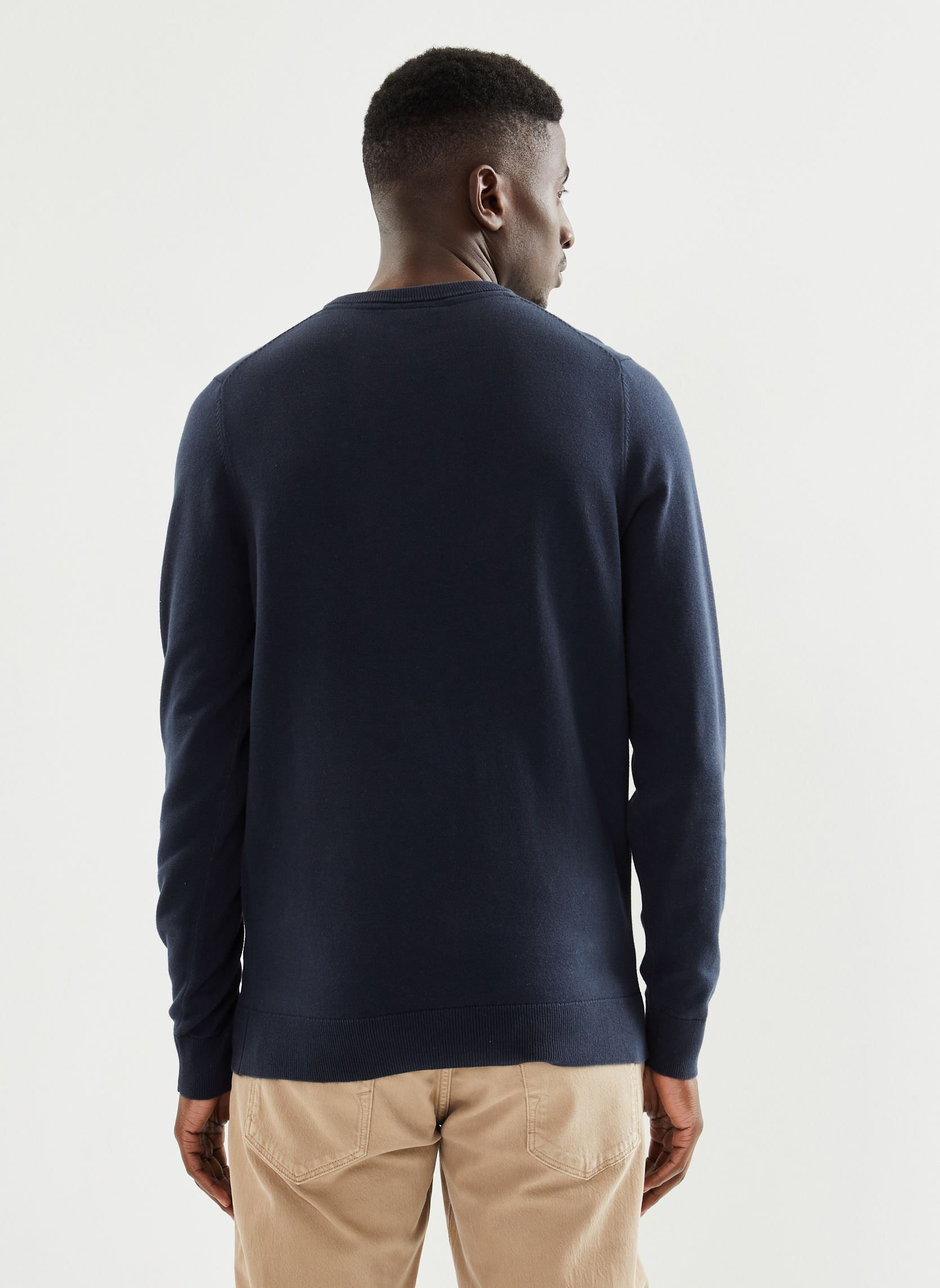 Pullover Cotton Crew Neck Jumper herren blau Lyle & Scott Pullover Cotton Crew Neck Jumper herren blau DARK NAVY