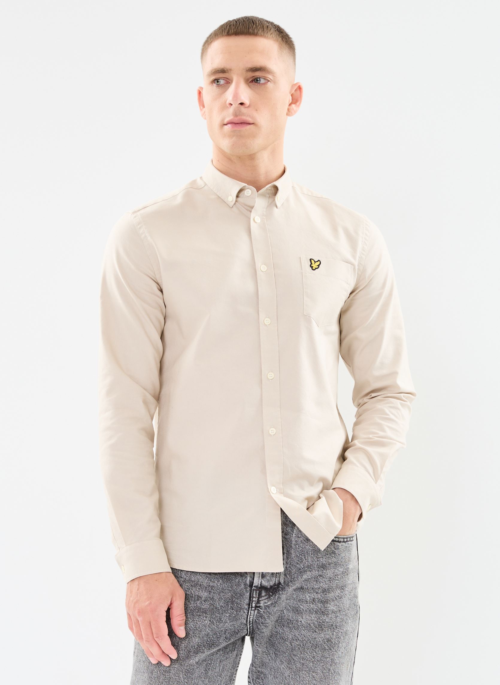 Hemden Regular Fit Lightweight Oxford Shirt herren beige Lyle & Scott Hemden Regular Fit Lightweight Oxford Shirt herren beige COVE