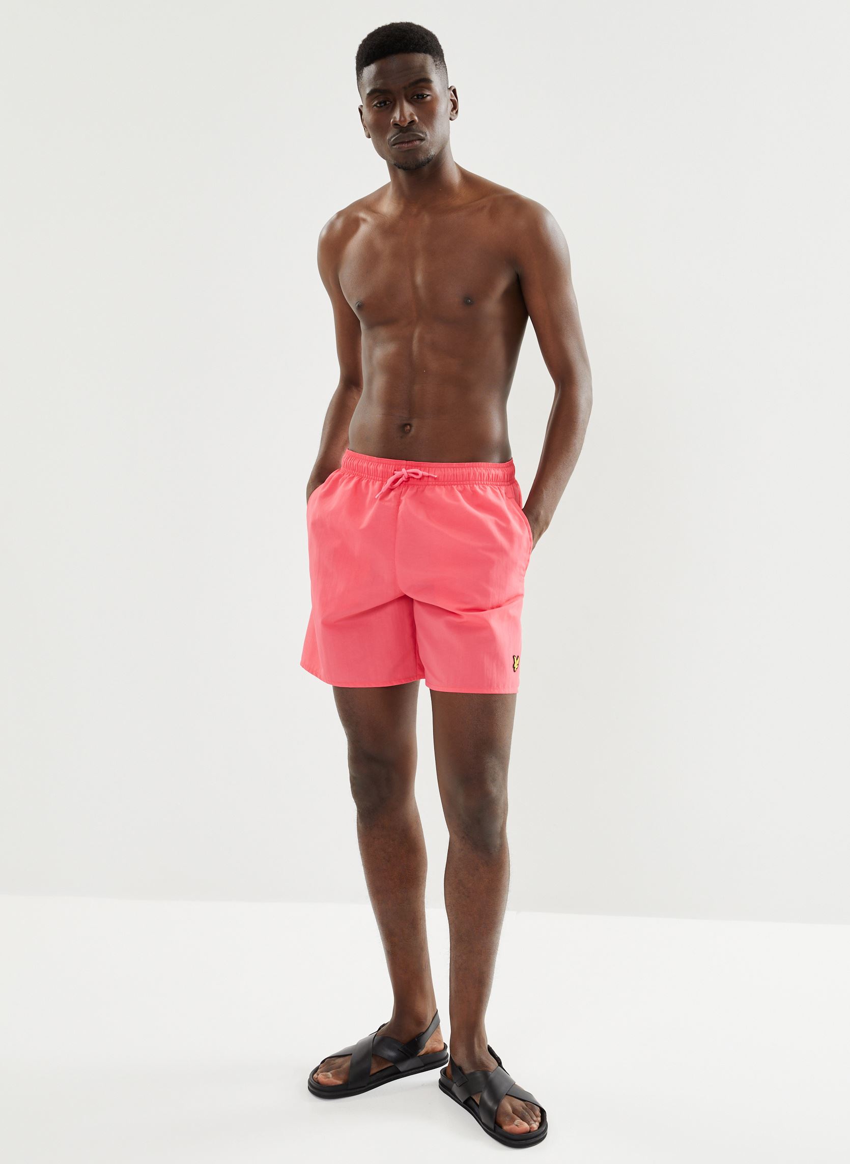 Zwemshorts Plain Swim Short heren roze Lyle & Scott Zwemshorts Plain Swim Short heren roze W588 ELECTRIC PINK
