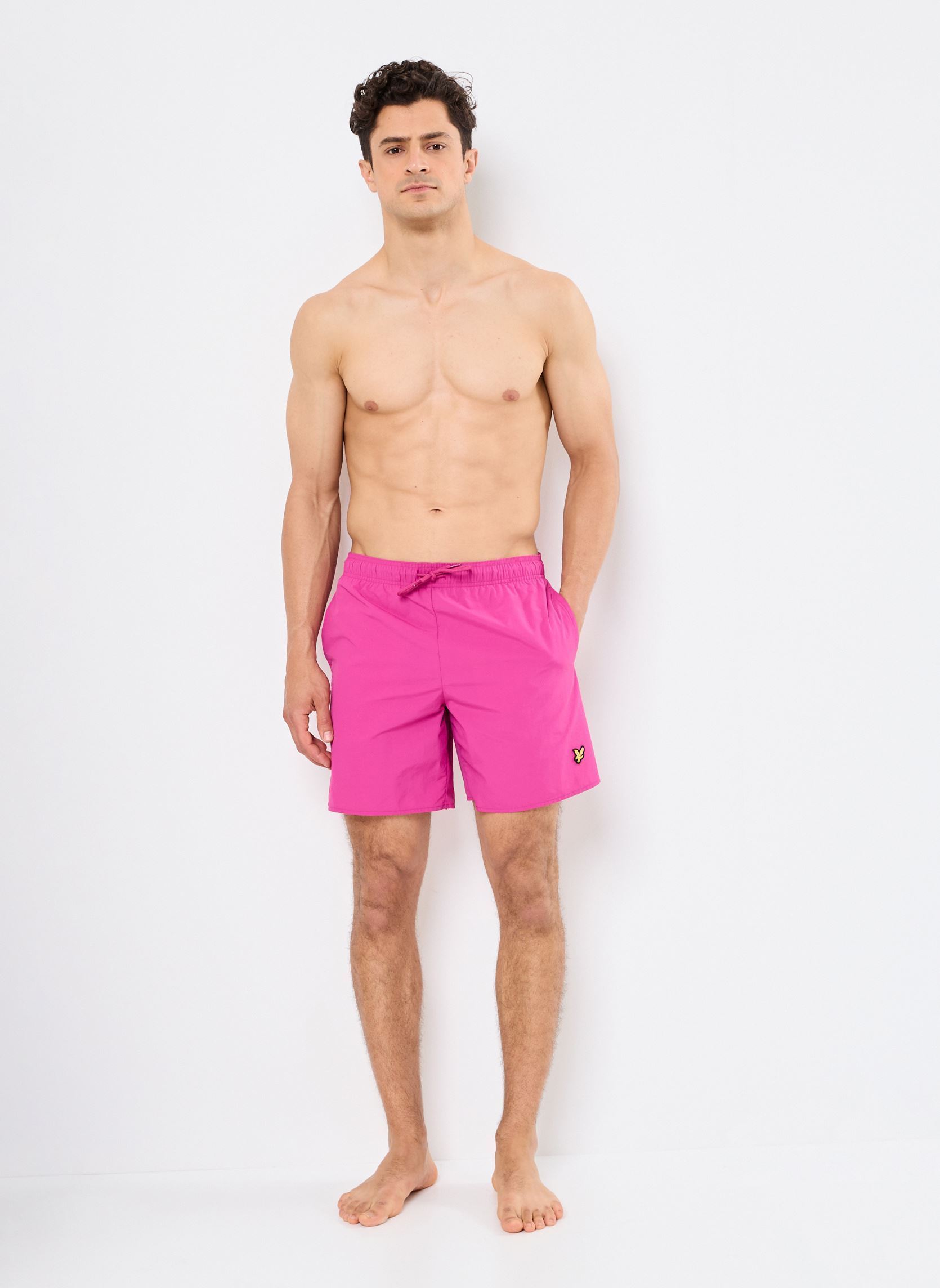 Zwemshorts Plain Swim Short heren roze Lyle & Scott Zwemshorts Plain Swim Short heren roze FUSHIA