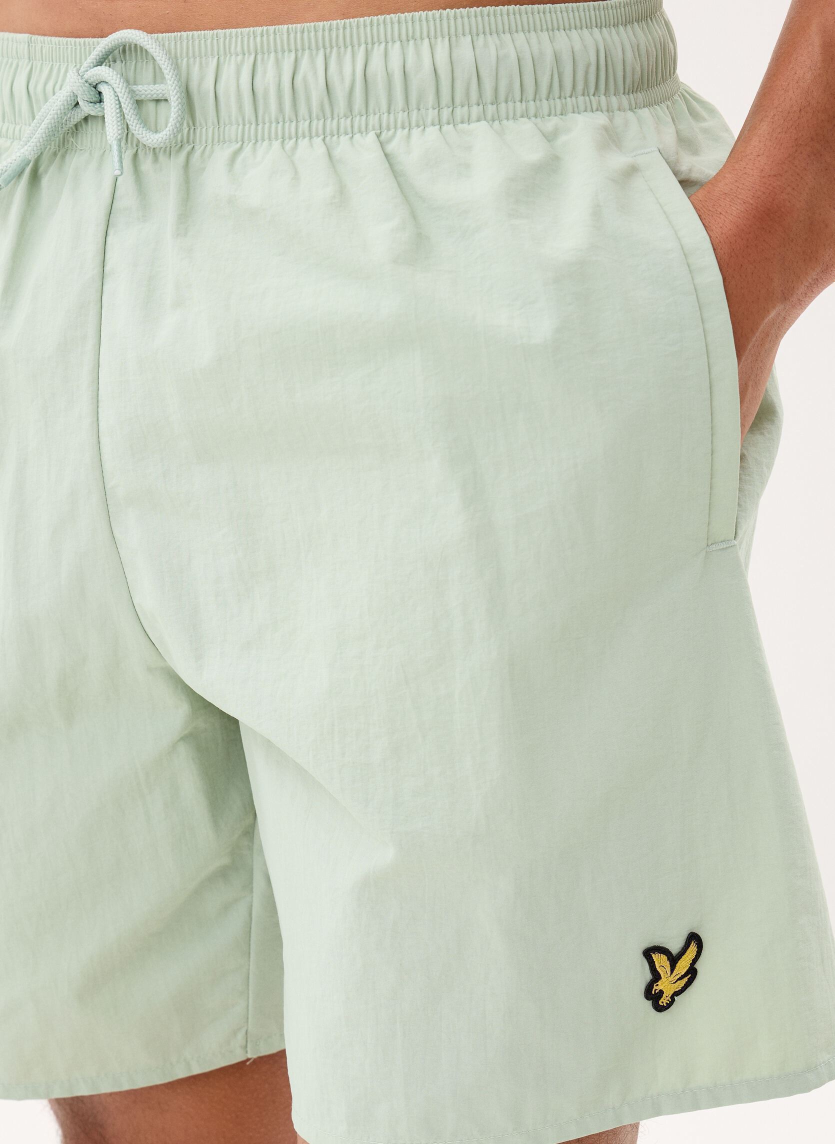 Zwemshorts Plain Swim Short heren groen Lyle & Scott Zwemshorts Plain Swim Short heren groen MISTY SAGE