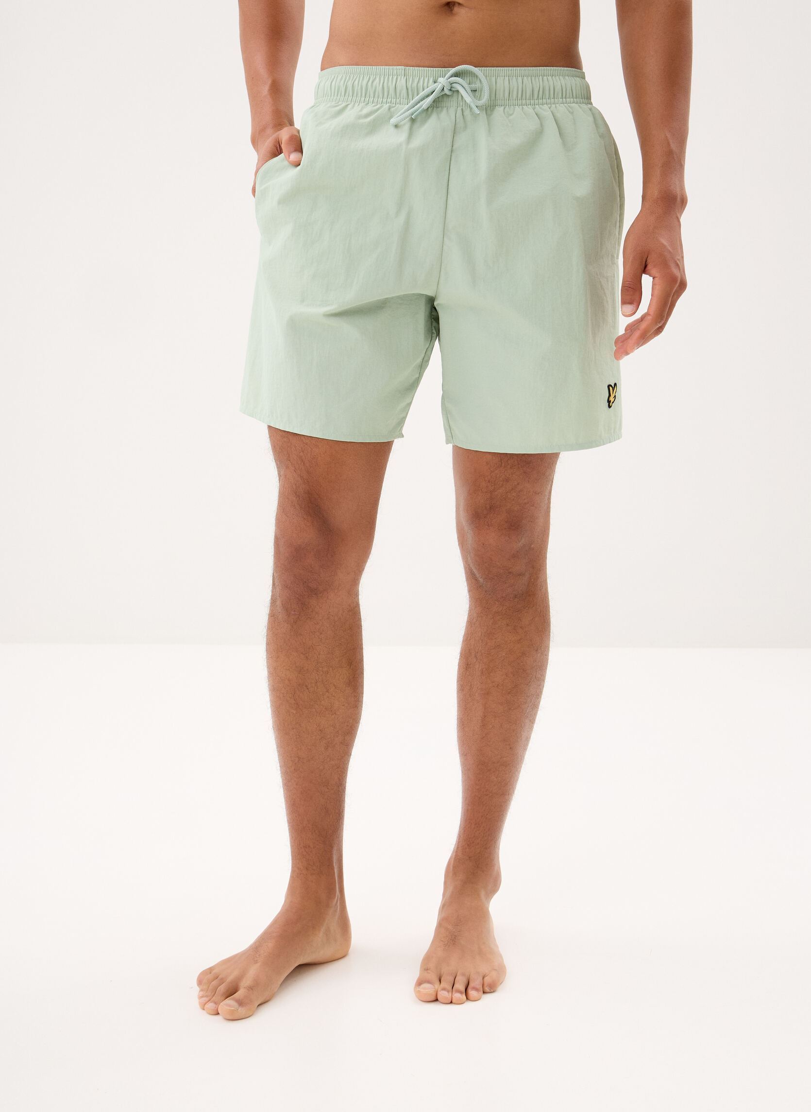 Zwemshorts Plain Swim Short heren groen Lyle & Scott Zwemshorts Plain Swim Short heren groen MISTY SAGE