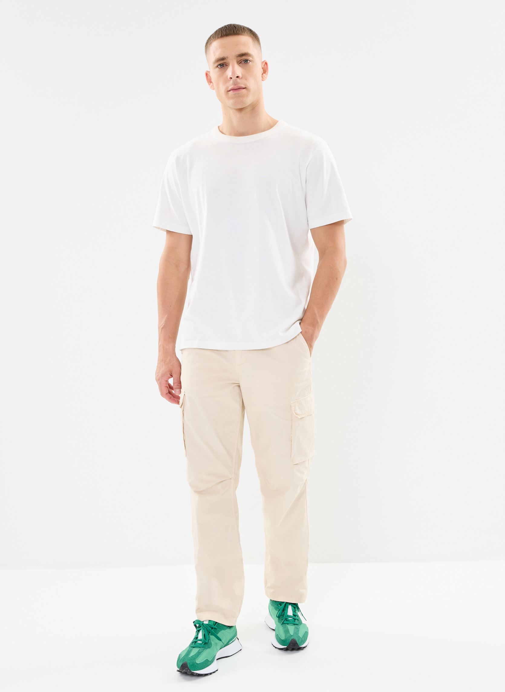 Pantalons chino Articulated Cargo homme beige Lyle & Scott Pantalons chino Articulated Cargo homme beige DISCOVERY KHAKI