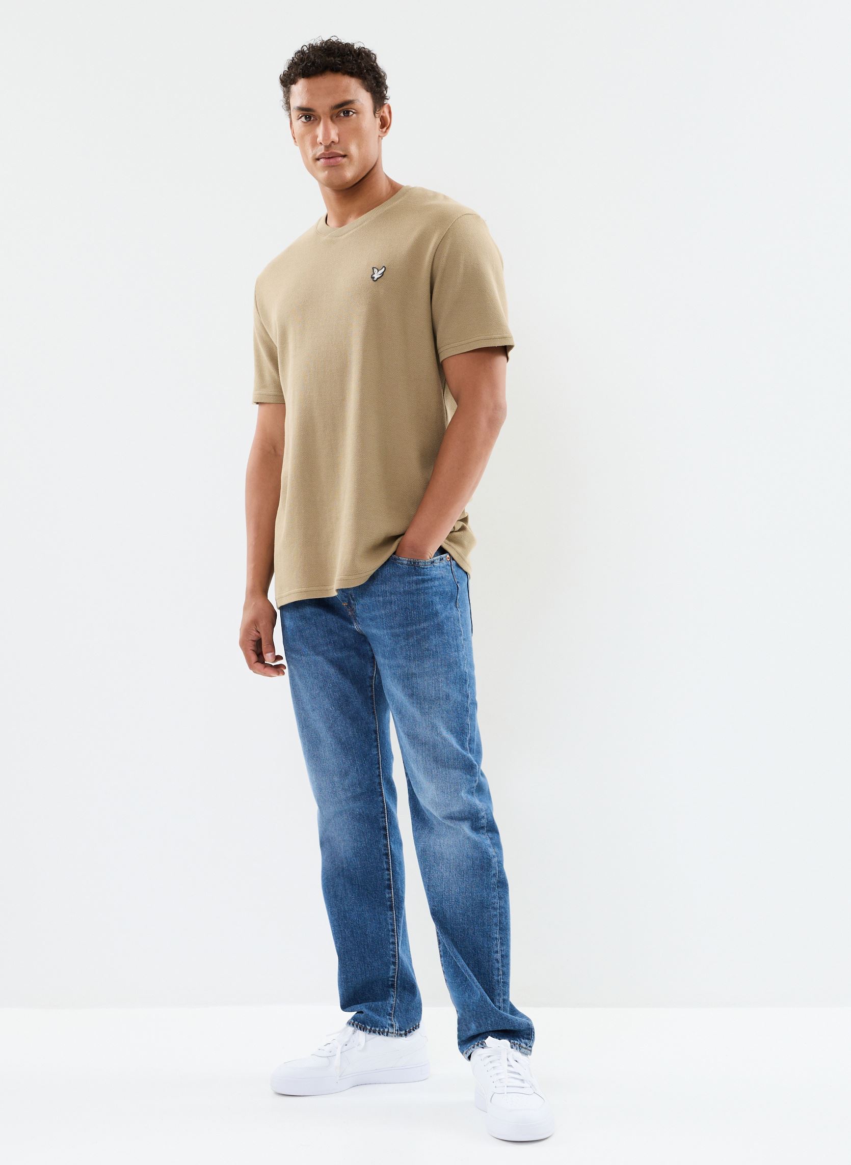 T-shirts met korte mouwen Utility T-Shirt heren groen Lyle & Scott T-shirts met korte mouwen Utility T-Shirt heren groen WOOLWICH