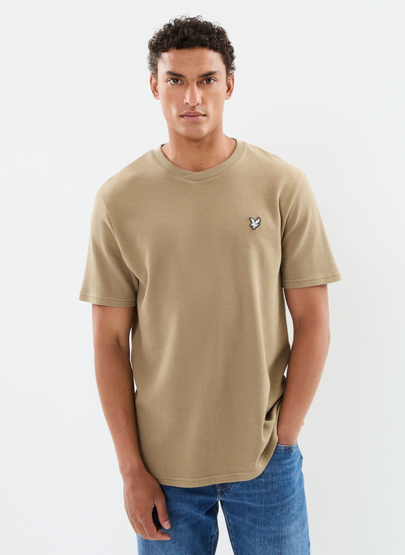 T-shirts met korte mouwen Utility T-Shirt heren groen Lyle & Scott T-shirts met korte mouwen Utility T-Shirt heren groen WOOLWICH