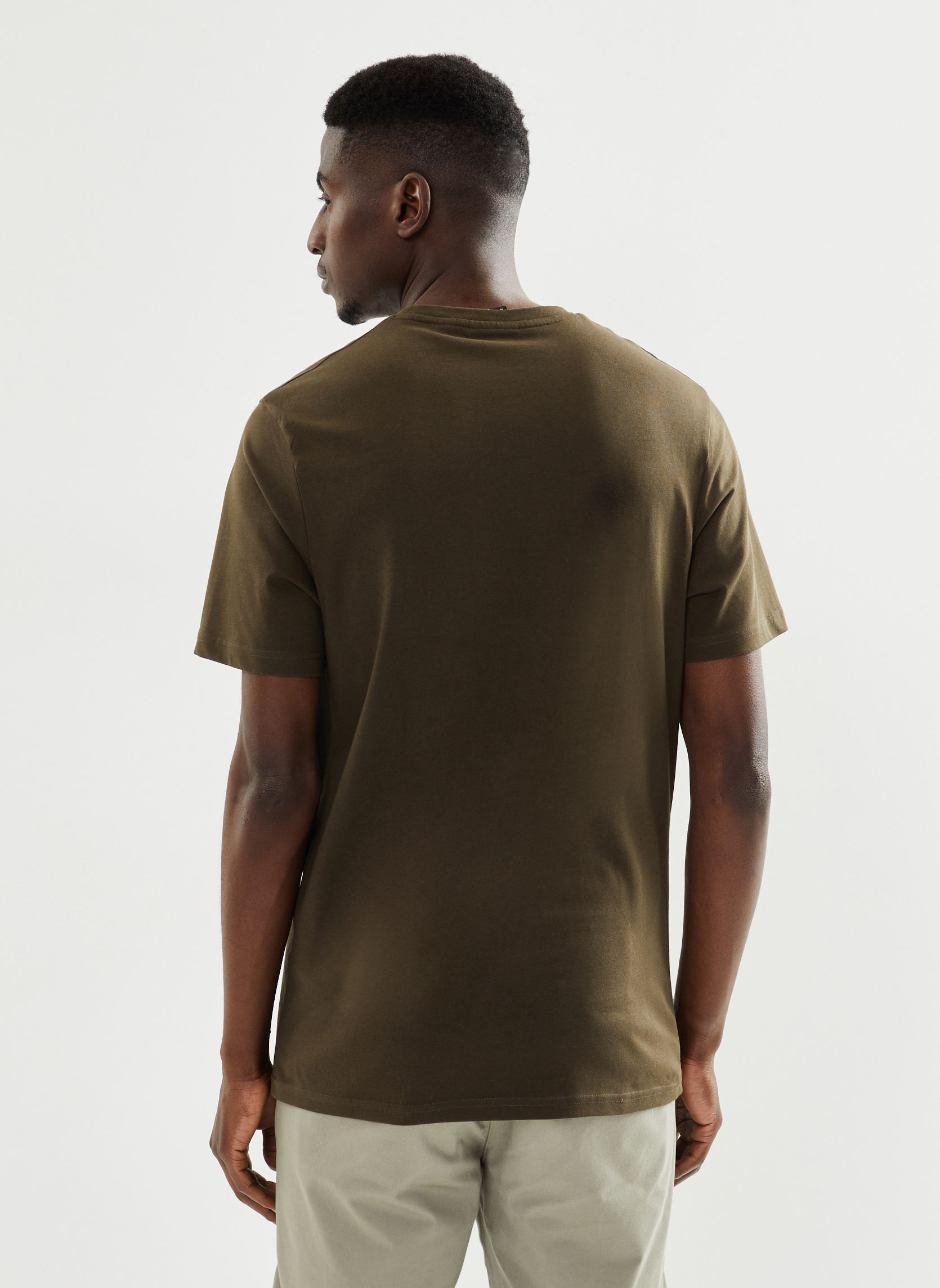 T-shirt a maniche corte Tonal Eagle T-Shirt uomo verde Lyle & Scott T-shirt a maniche corte Tonal Eagle T-Shirt uomo verde W485 OLIVE