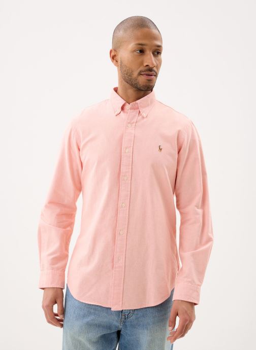 Polo Ralph Lauren Hemden Chemise rayée ajustée popeline stretch N heren oranje