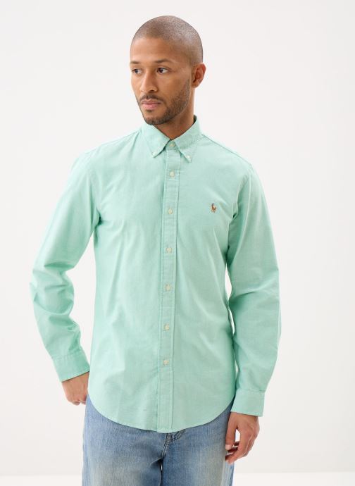Polo Ralph Lauren Hemden Chemise rayée ajustée popeline stretch N herren grün