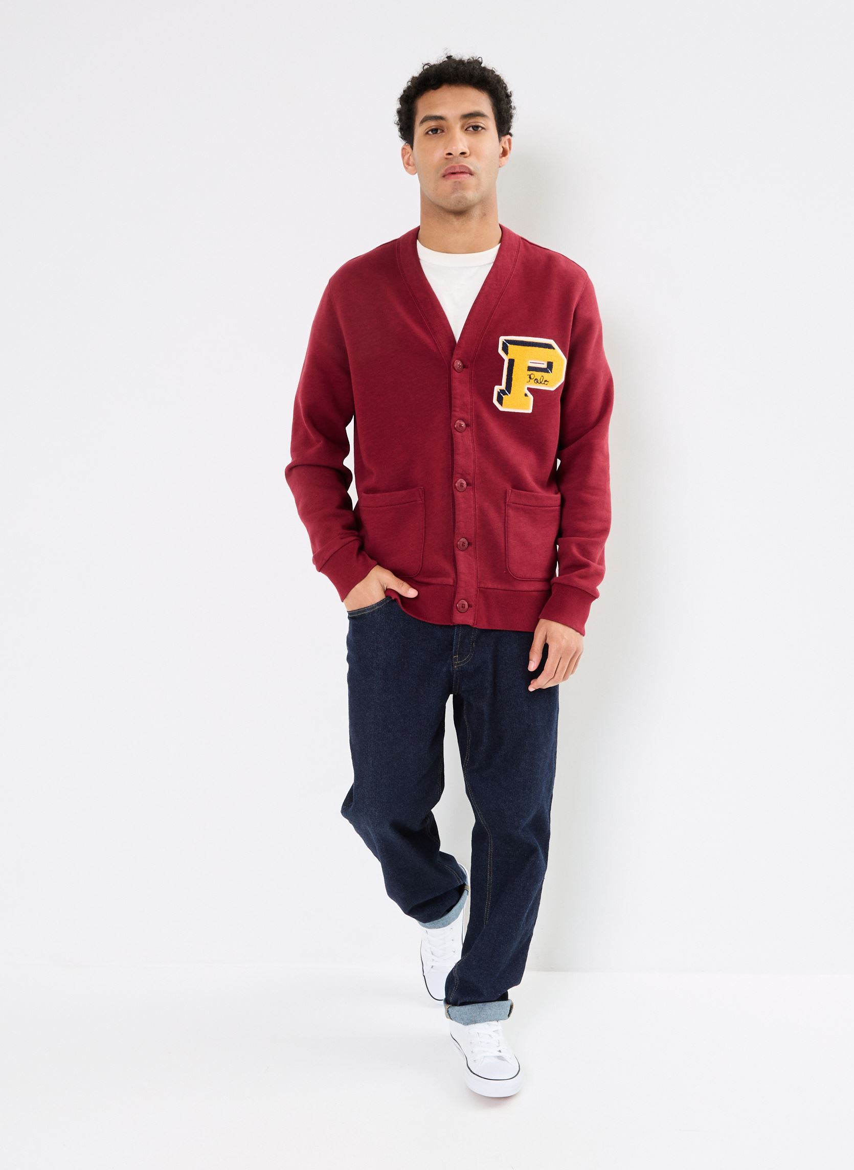 Gilets Lsfbcrdgm4-Long Sleeve-Cardigan homme rouge Polo Ralph Lauren Gilets Lsfbcrdgm4-Long Sleeve-Cardigan homme rouge RED CARPET