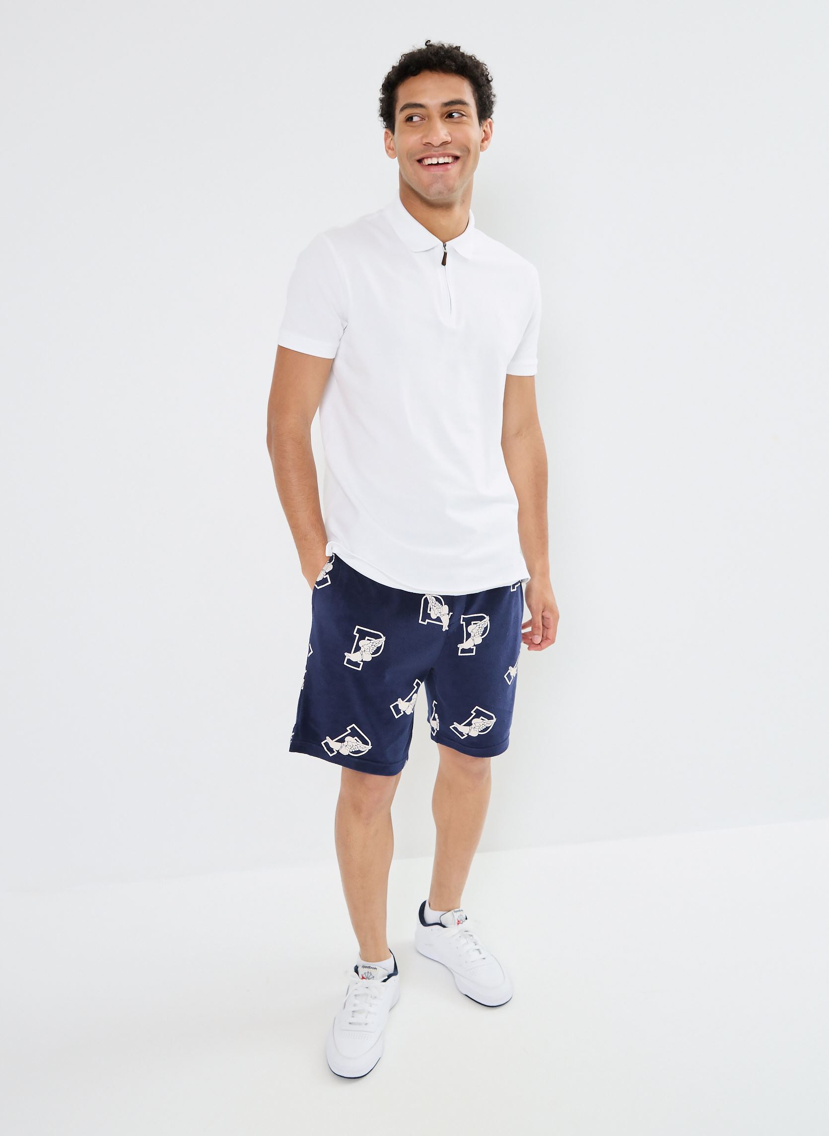 Pantaloncini da sport Poshortm2-Athletic uomo blu Polo Ralph Lauren Pantaloncini da sport Poshortm2-Athletic uomo blu CRUISE NAVY P WING TOSS