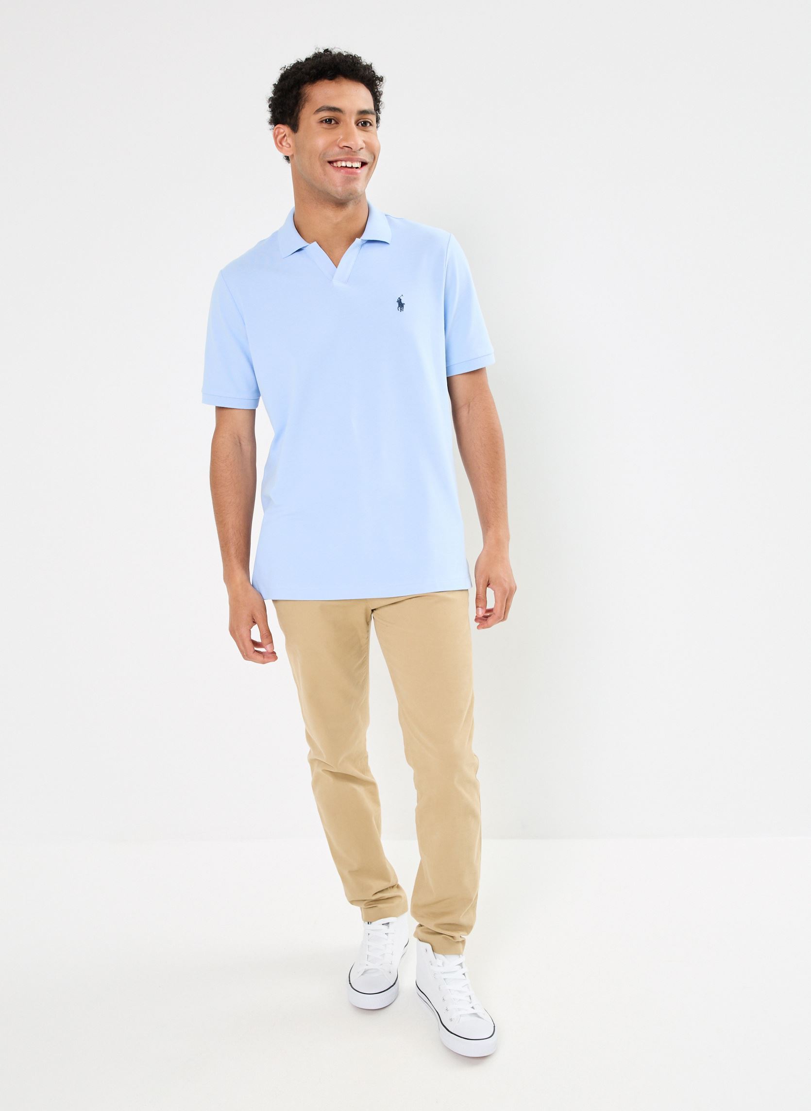 Polos manches courtes Ssjohnyclsm9-Short Sleeve-Polo Shirt homme bleu Polo Ralph Lauren Polos manches courtes Ssjohnyclsm9-Short Sleeve-Polo Shirt homme bleu OFFICE BLUE/C7940