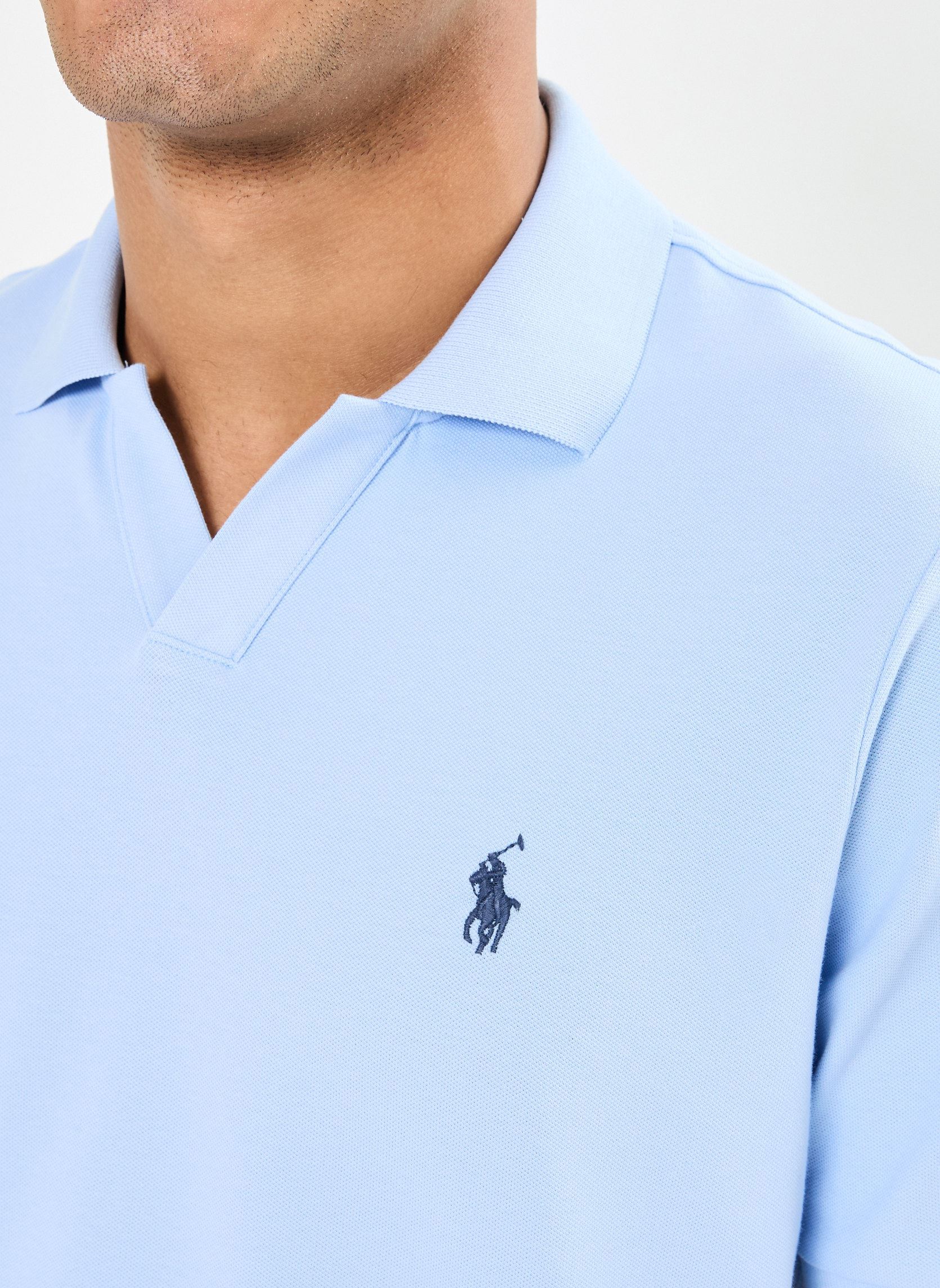 Polos manches courtes Ssjohnyclsm9-Short Sleeve-Polo Shirt homme bleu Polo Ralph Lauren Polos manches courtes Ssjohnyclsm9-Short Sleeve-Polo Shirt homme bleu OFFICE BLUE/C7940