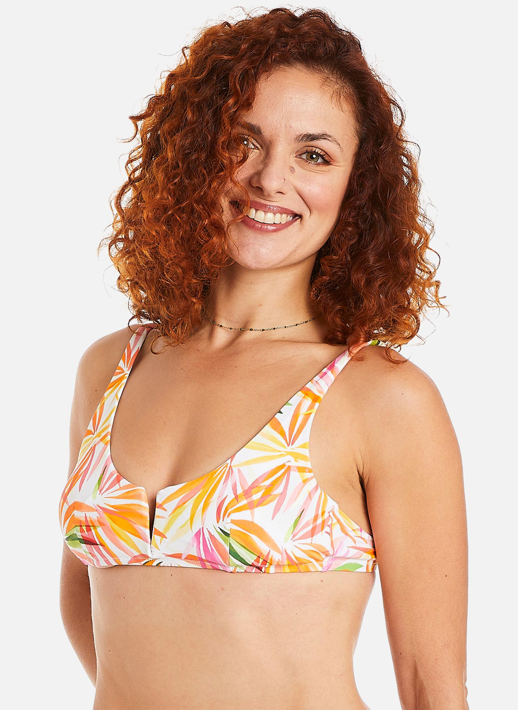 Hauts de maillot bandeau Brassière de bain blanc Bali femme blanc Camille Cerf & Pomm'Poire Hauts de maillot bandeau Brassière de bain blanc Bali femme blanc Blanc