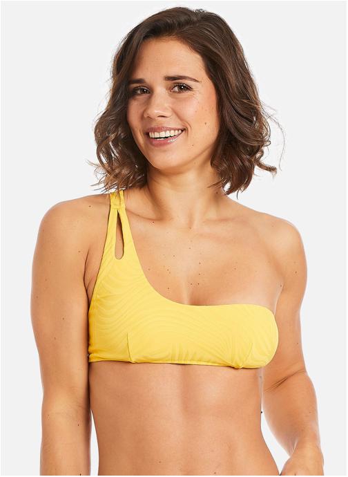 Camille Cerf & Pomm'Poire Hauts de maillot bandeau jaune