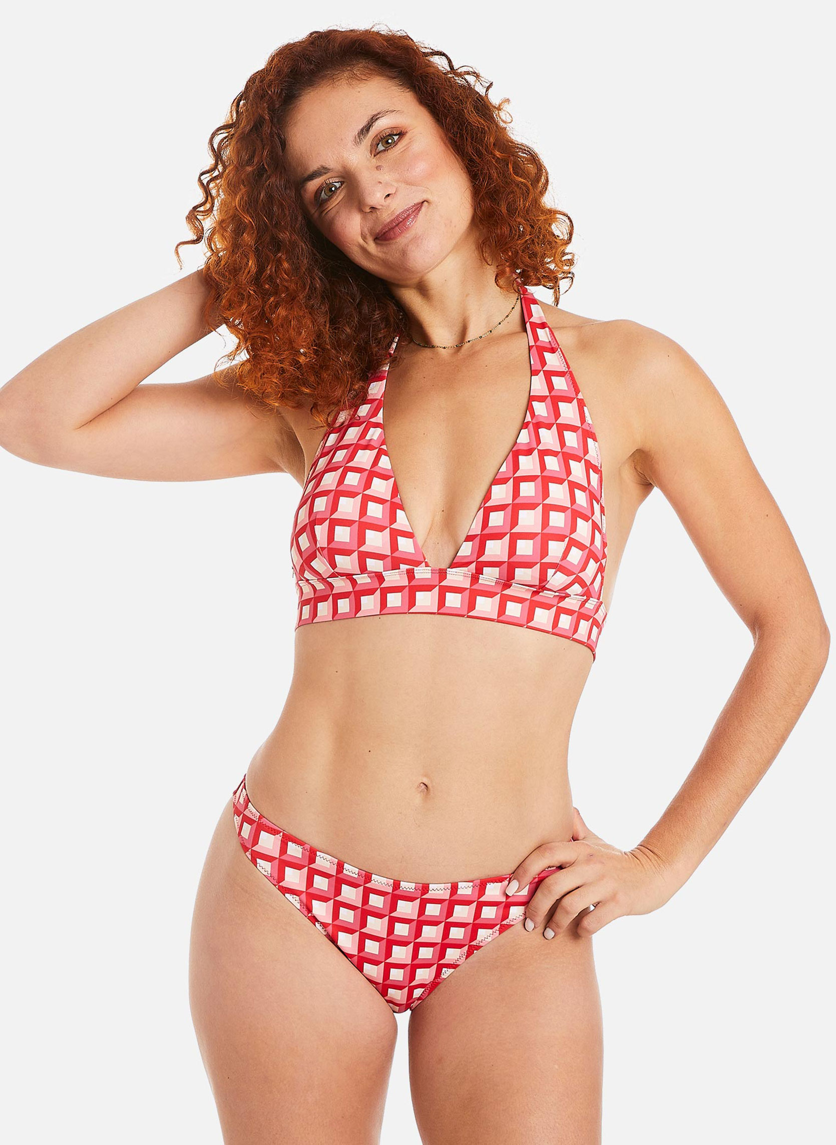 Hauts de maillot triangle Haut de maillot de bain triangle rouge Ibiza femme rouge Camille Cerf & Pomm'Poire Hauts de maillot triangle Haut de maillot de bain triangle rouge Ibiza femme rouge Rouge