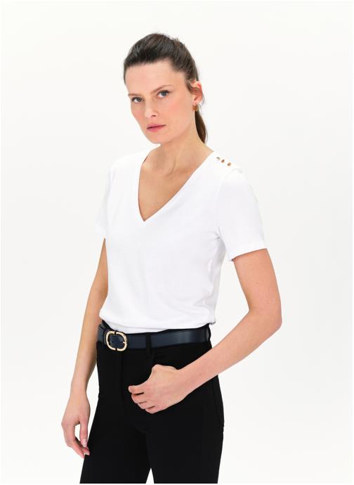Caroll Tee-shirts TJ021-MANONB femme blanc