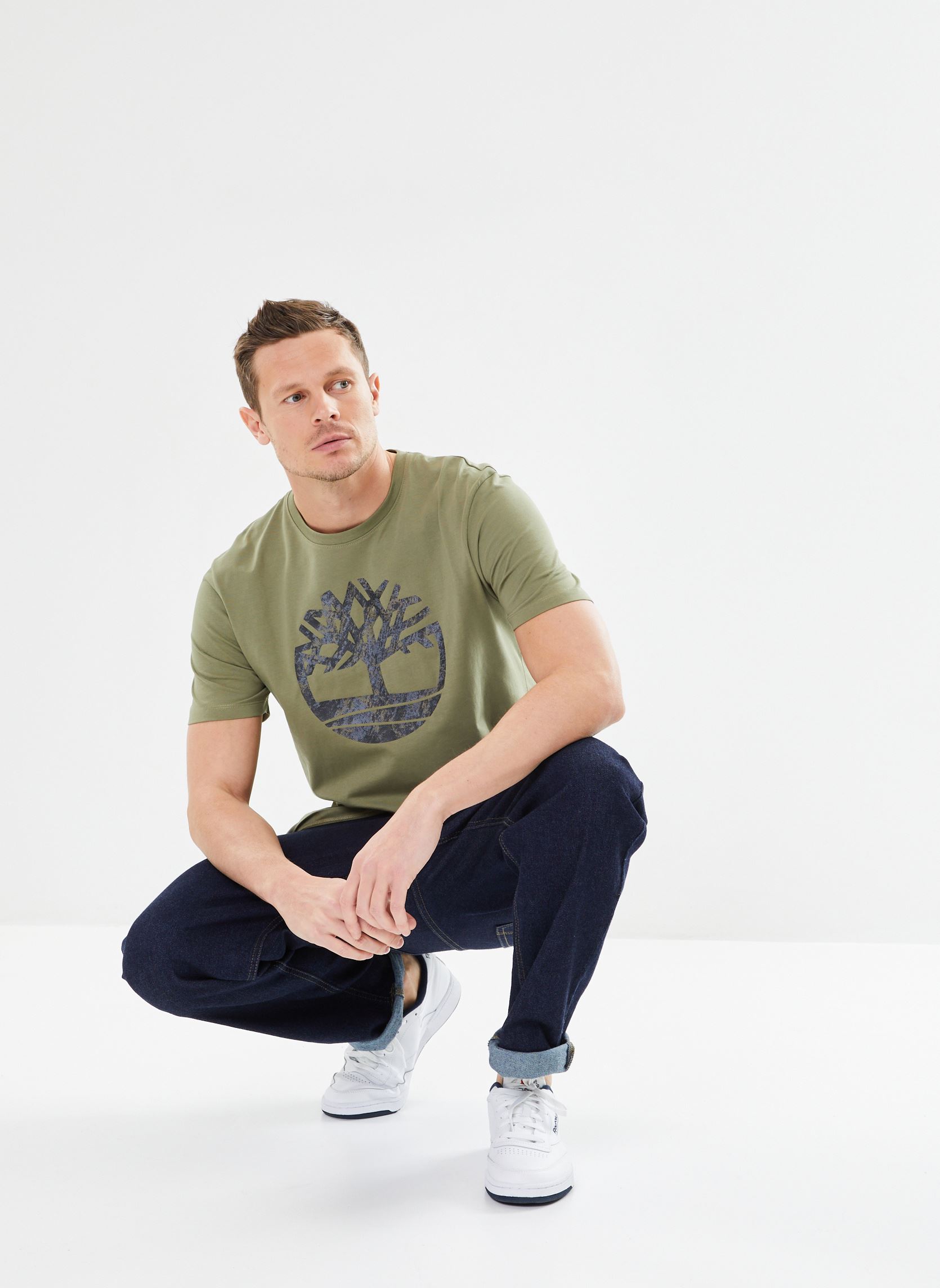 Tee-shirts Camo tee homme vert Timberland Tee-shirts Camo tee homme vert TB0A6NKH590
