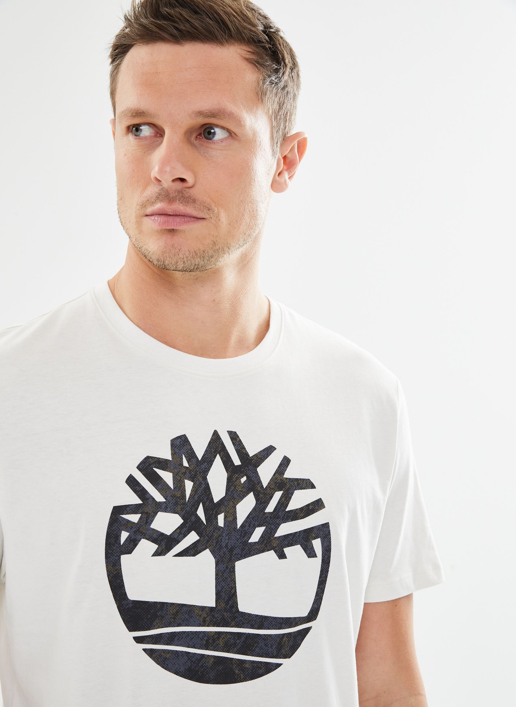 Tee-shirts manches longues Camo tee homme blanc Timberland Tee-shirts manches longues Camo tee homme blanc TB0A6NKH CM9