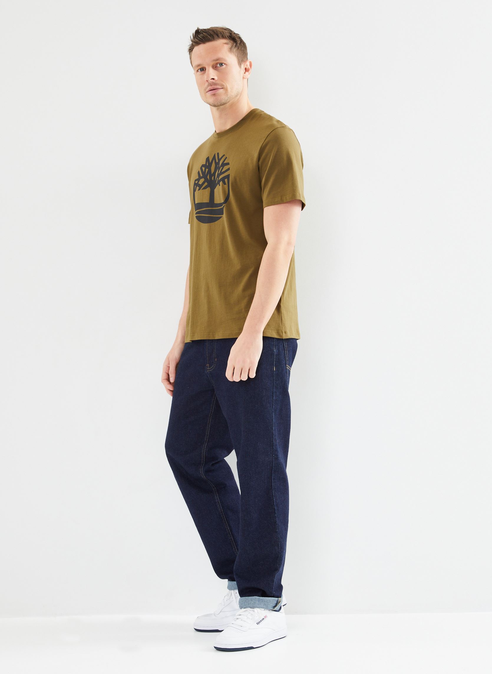 Tee-shirts manches longues Camo tee homme vert Timberland Tee-shirts manches longues Camo tee homme vert TB0A2C2R 302