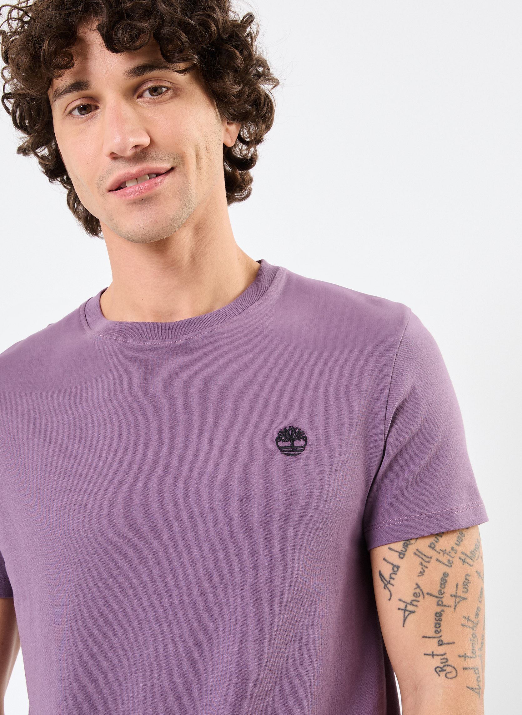 T-shirts met korte mouwen short sleeve Tee heren paars Timberland T-shirts met korte mouwen short sleeve Tee heren paars VINTAGE VIOLET