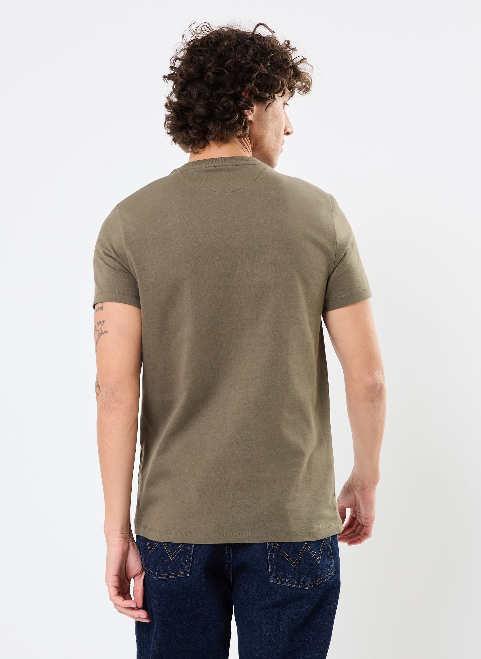 T-shirt a maniche corte short sleeve Tee uomo verde Timberland T-shirt a maniche corte short sleeve Tee uomo verde LEAF GREEN-CASSEL EARTH